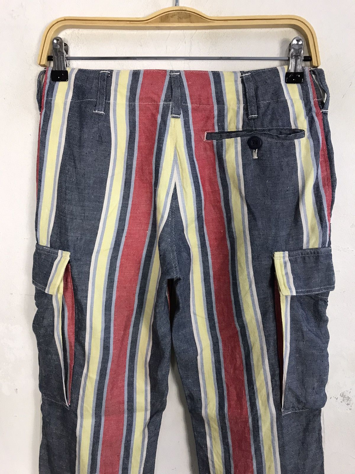 Polo Ralph Lauren × Ralph Lauren Vintage Ralph Lauren Cargo Pants Pocket Multicolour Design Size US 29 - 10 Thumbnail