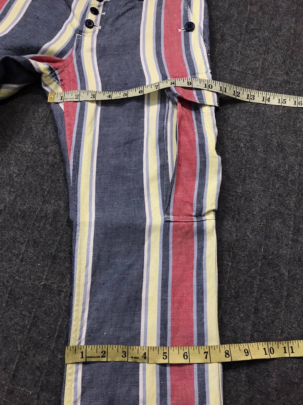 Polo Ralph Lauren × Ralph Lauren Vintage Ralph Lauren Cargo Pants Pocket Multicolour Design Size US 29 - 16 Thumbnail