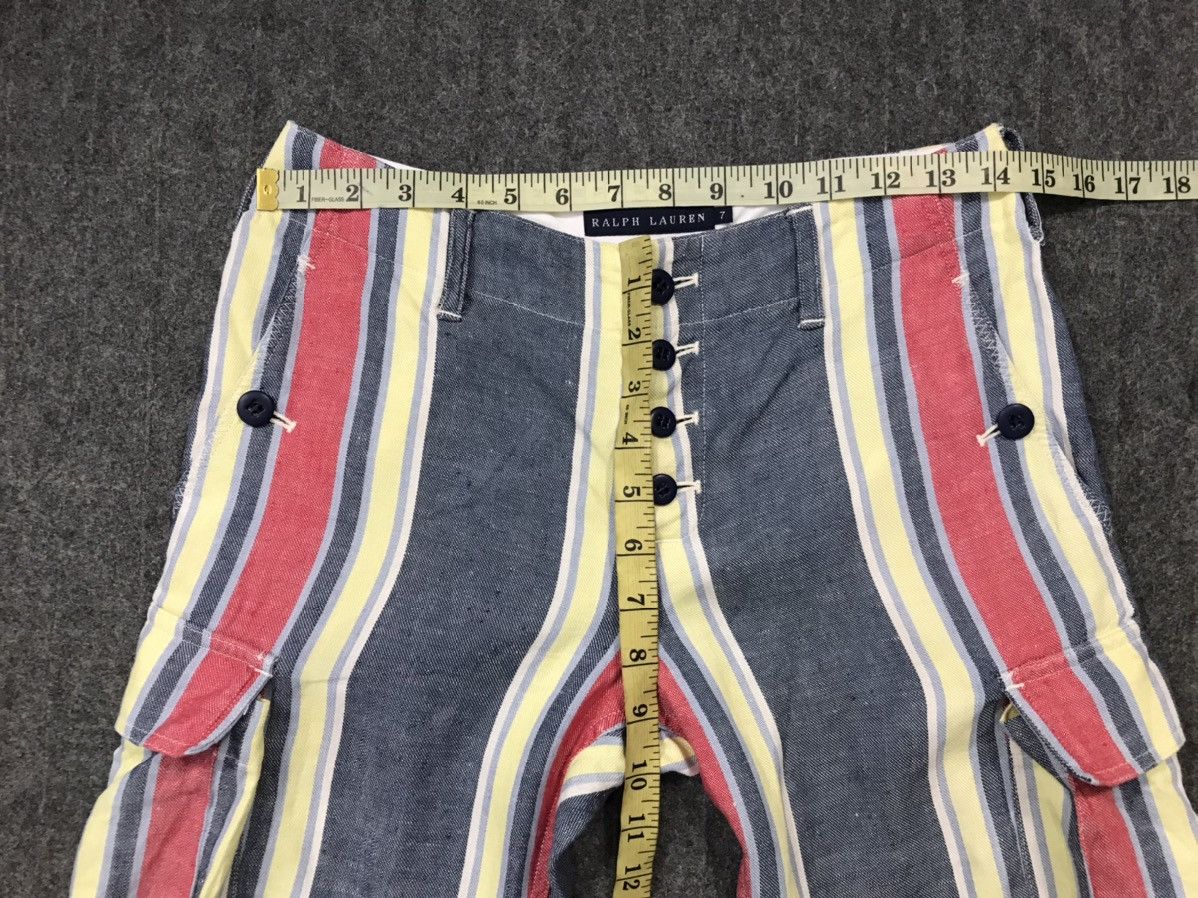 Polo Ralph Lauren × Ralph Lauren Vintage Ralph Lauren Cargo Pants Pocket Multicolour Design Size US 29 - 15 Thumbnail