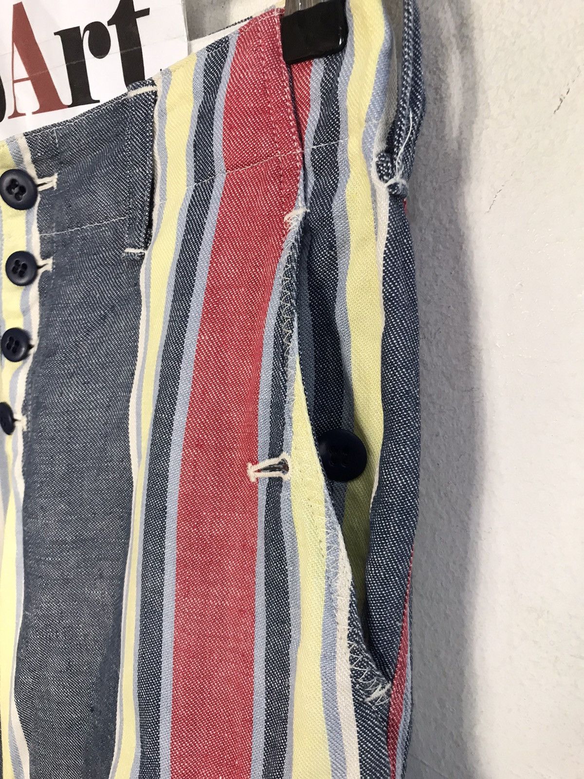 Polo Ralph Lauren × Ralph Lauren Vintage Ralph Lauren Cargo Pants Pocket Multicolour Design Size US 29 - 6 Thumbnail