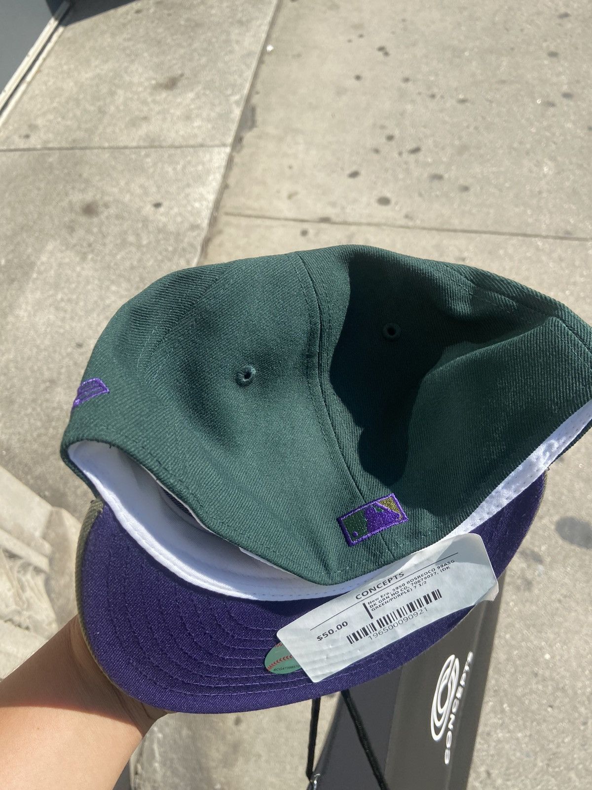 CNCPTS × Hat Club × MLB 7 1/2 Boston Red Sox CNCPTS UV Purple 2 Tone New Era Fitted Size ONE SIZE - 3 Thumbnail