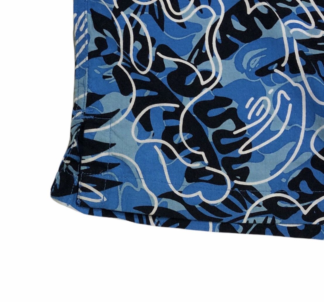 Bape Tropical Camo Button Up S/S Shirt (2016) Size US M / EU 48-50 / 2 - 8 Thumbnail