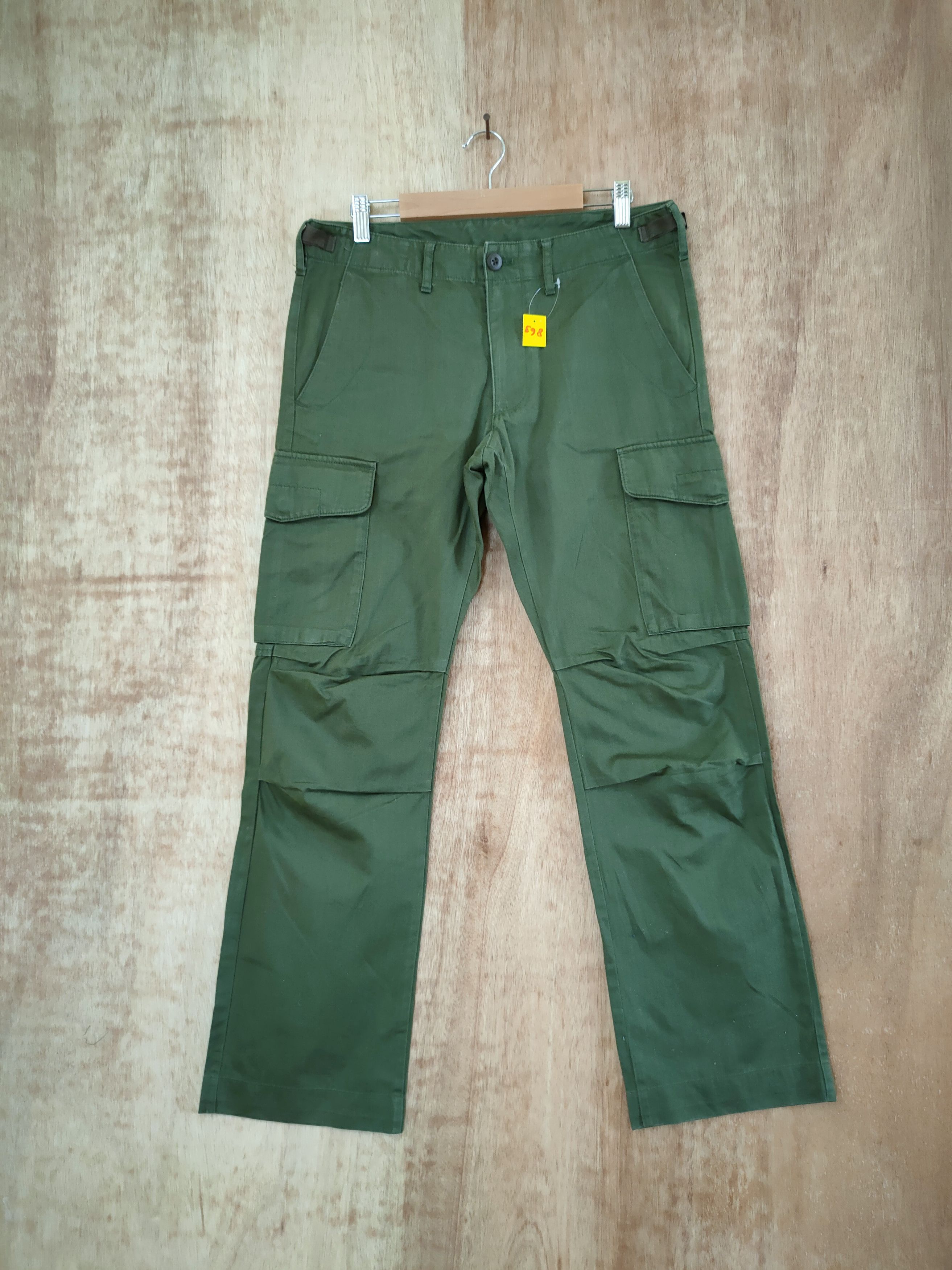 image of Beauty Youth Beauty & Youth Green Multipocket Tactical Cargo Pants 863, Men's (Size 30)