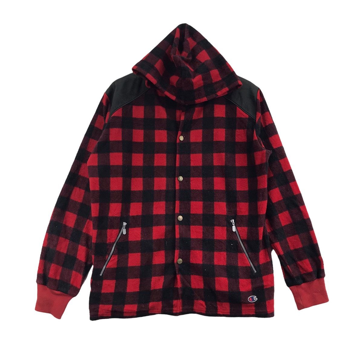Champion CHAMPION PRODUCTS USA Check Tartan VarsityHooded CoachFleece Size US M / EU 48-50 / 2 - 1 Thumbnail