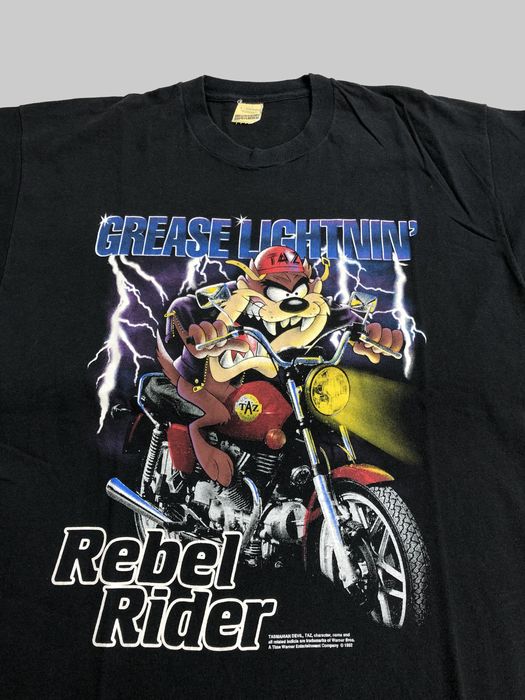 Rebel Rider - “Taz” - 1992 Black Shirt - L.