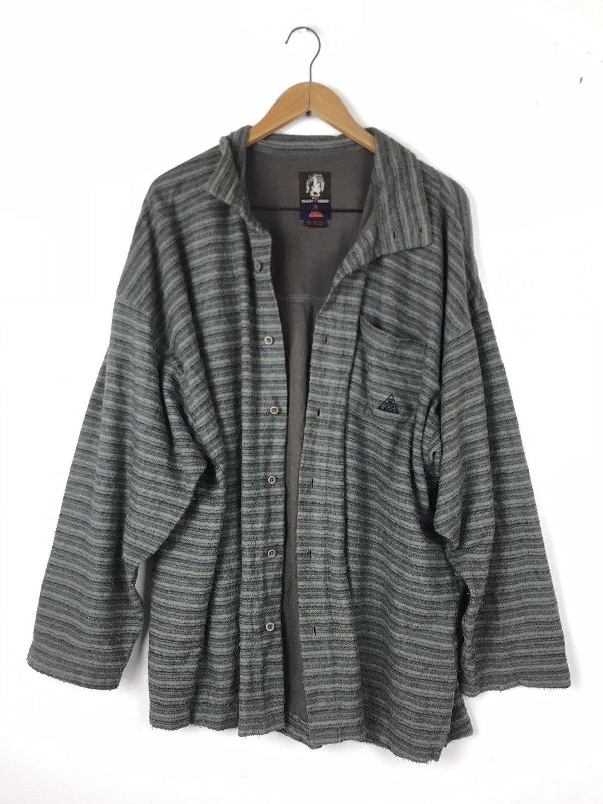 Nike Vintage Nike ACG Fleece Oversized Shirt Size US XL / EU 56 / 4 - 2 Thumbnail