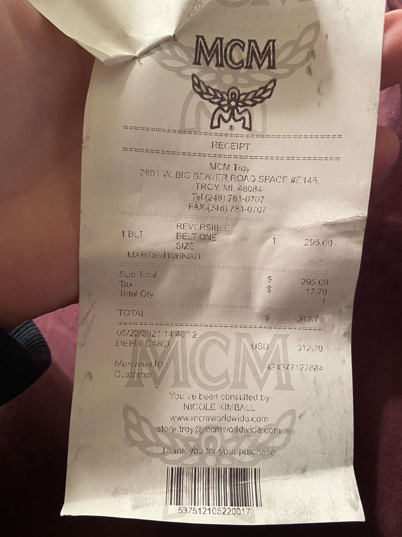 MCM MCM Black Leather Logo Belt Size 36 - 5 Thumbnail