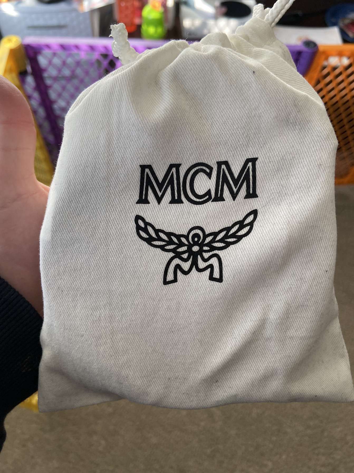 MCM MCM Black Leather Logo Belt Size 36 - 2 Thumbnail