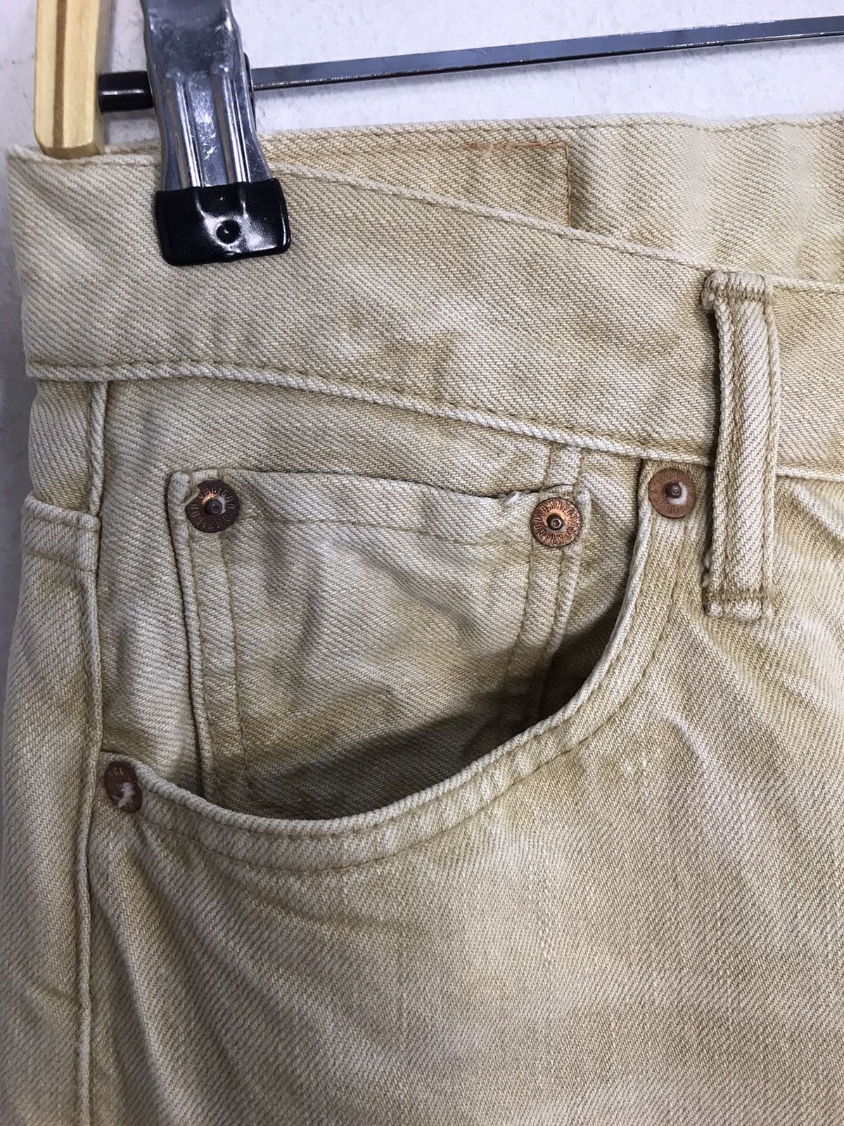 Japanese Brand × OMNIGOD × Vintage Vintage Omnigod Jeans Colour Cream Style Size US 30 / EU 46 - 8 Thumbnail