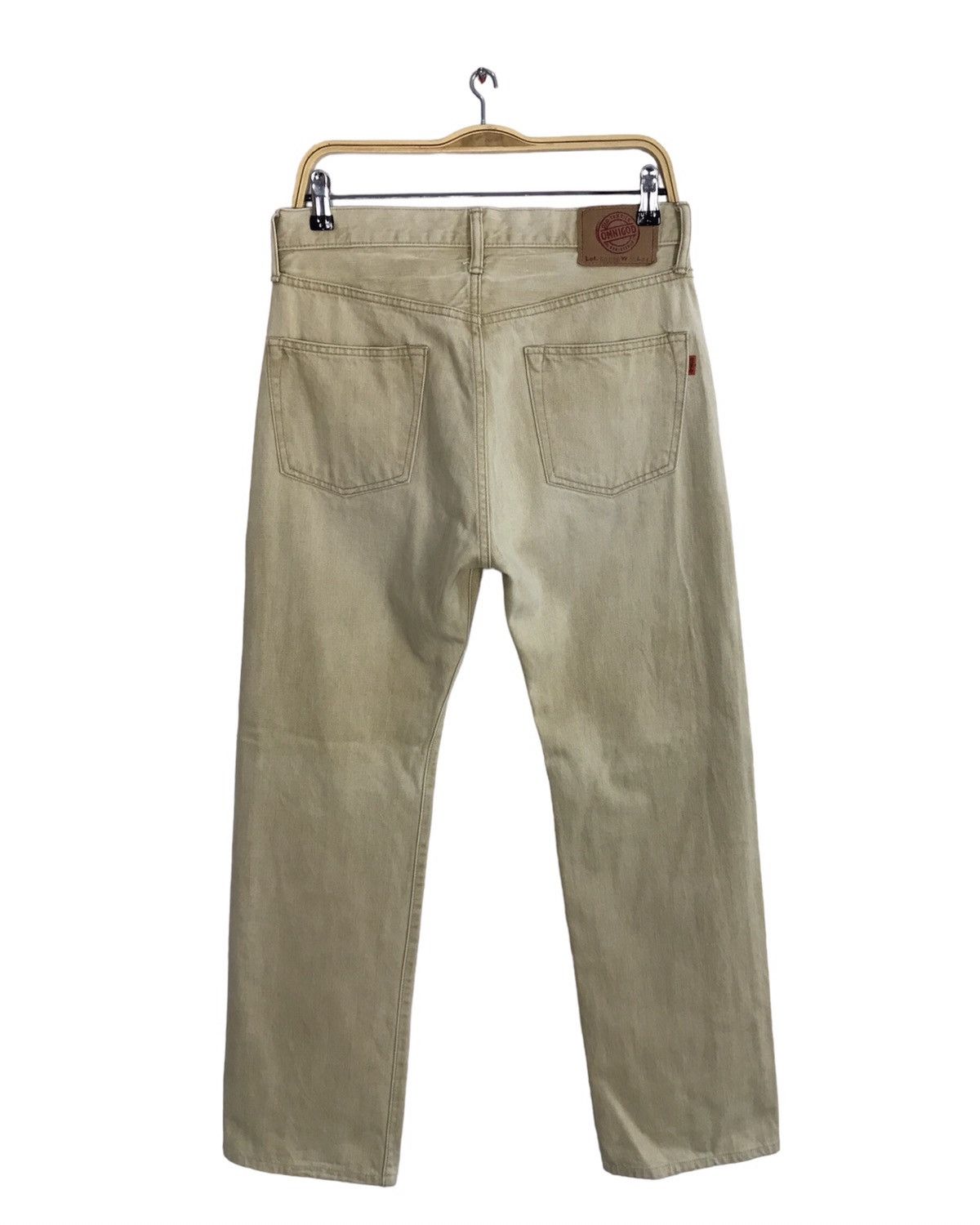 Japanese Brand × OMNIGOD × Vintage Vintage Omnigod Jeans Colour Cream Style Size US 30 / EU 46 - 2 Thumbnail