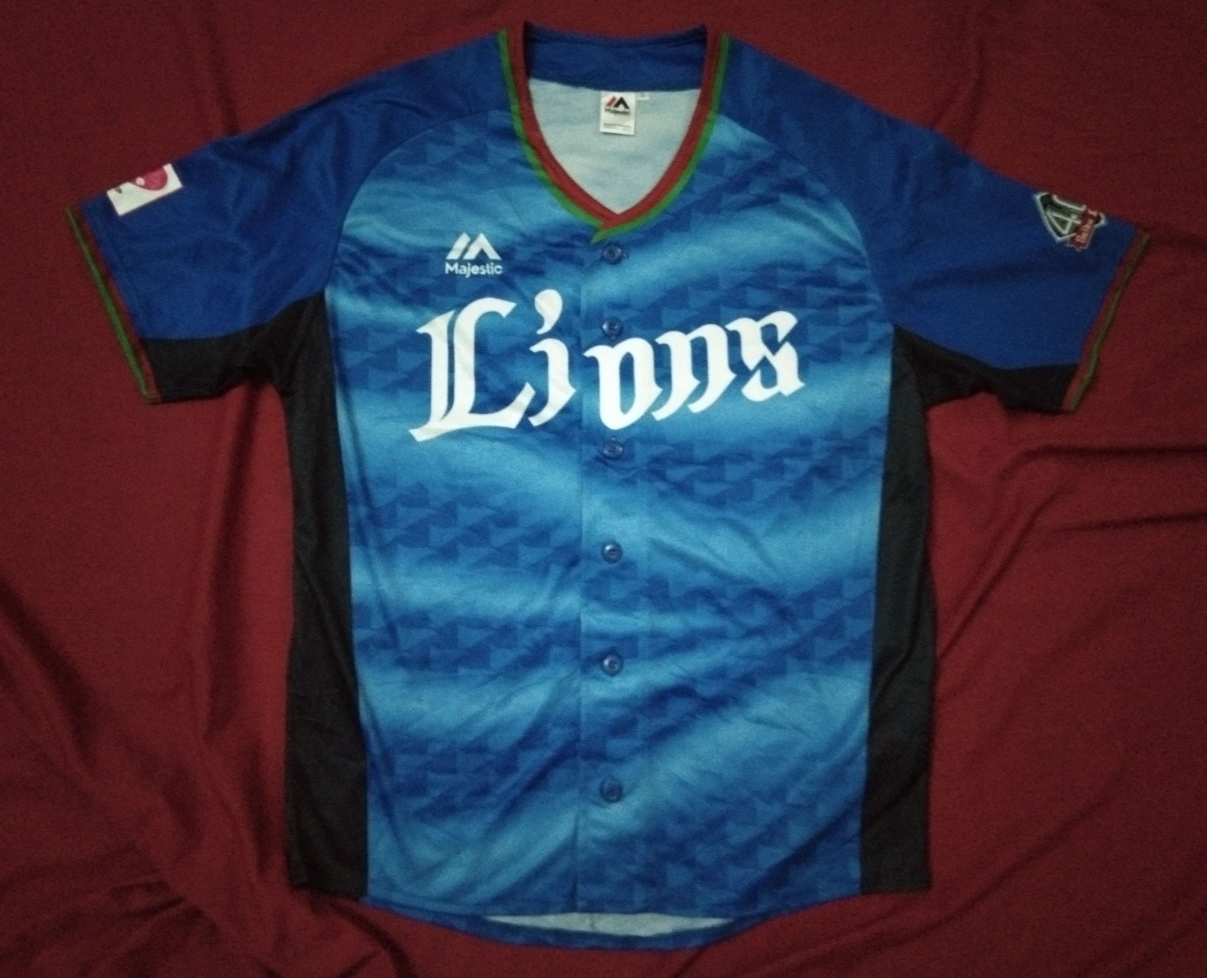 Japanese Brand × MLB Majestic Saitama Seibu Lions jersey NPB Japan Baseball ⚽🇯🇵 Size US S / EU 44-46 / 1 - 2 Thumbnail
