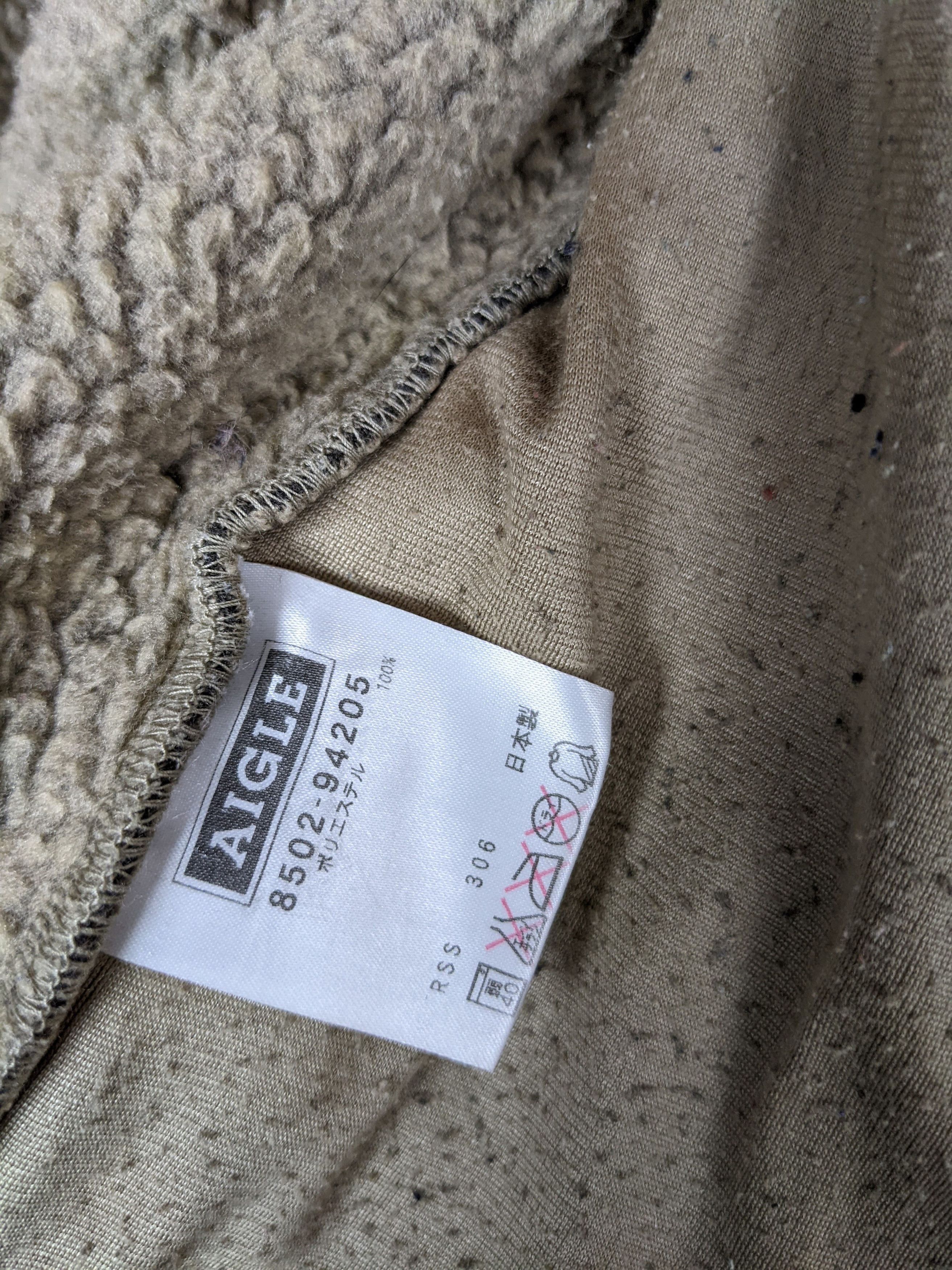 Aigle Vintage Aigle Plain Fleece Zipper Jacket Sweater Parka Size US S / EU 44-46 / 1 - 11 Thumbnail