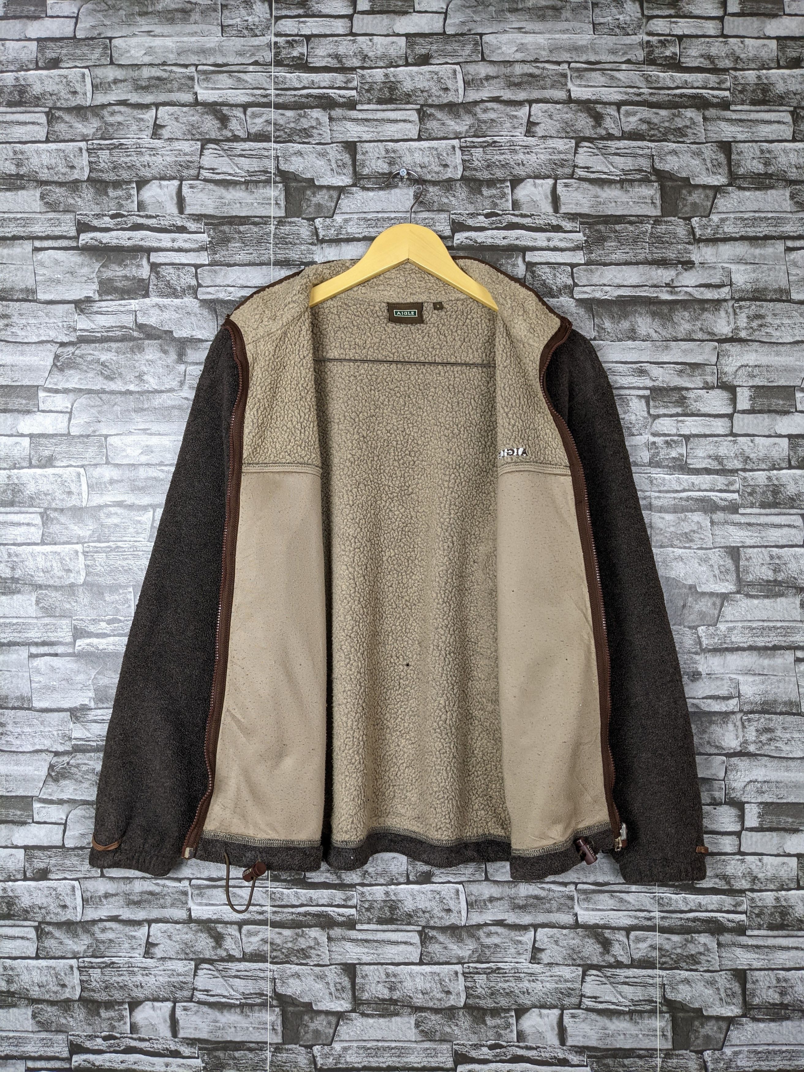 Aigle Vintage Aigle Plain Fleece Zipper Jacket Sweater Parka Size US S / EU 44-46 / 1 - 3 Thumbnail