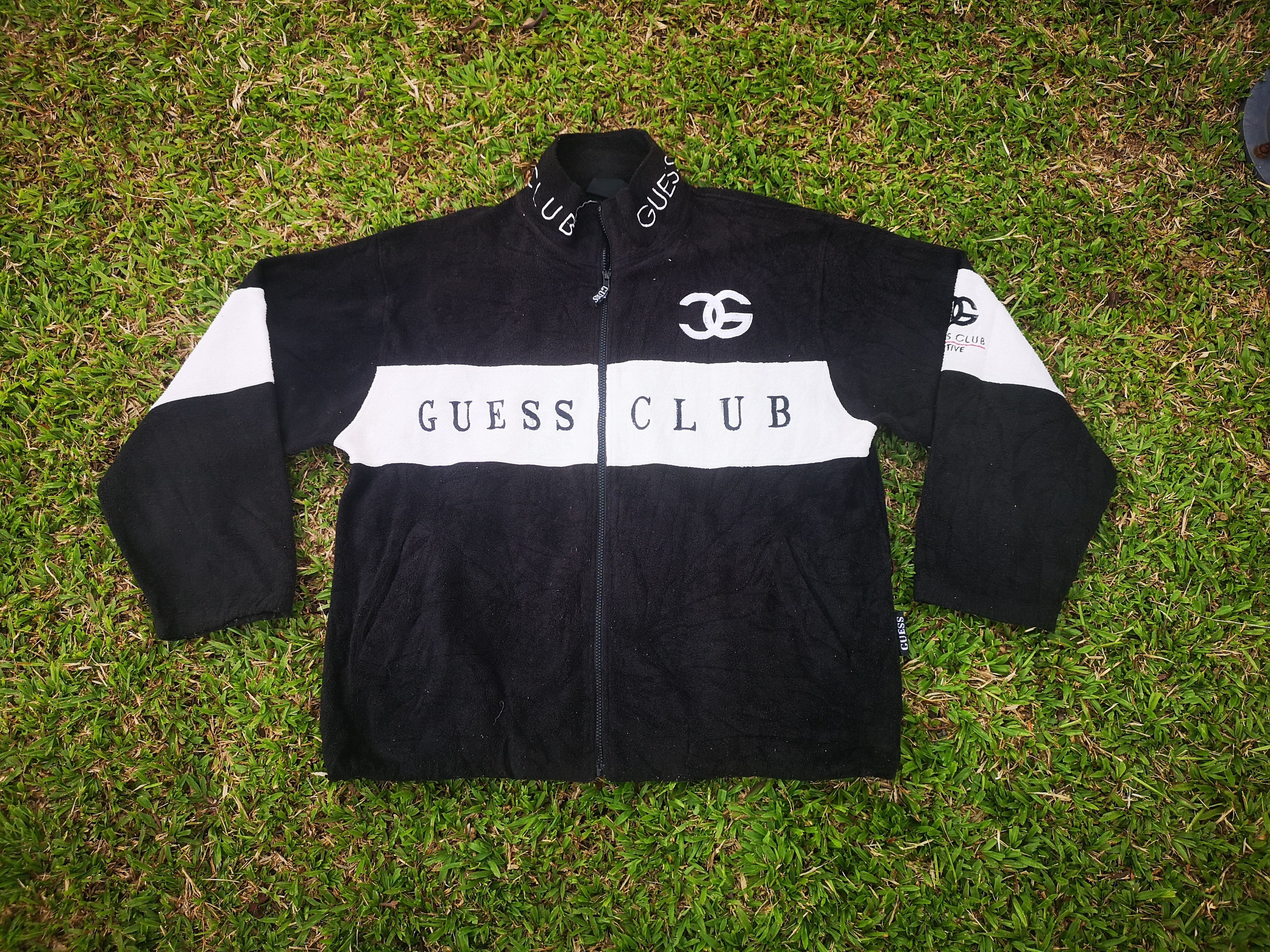 Japanese Brand × Vintage Vintage Guess Club fleece jacket Size US L / EU 52-54 / 3 - 3 Thumbnail