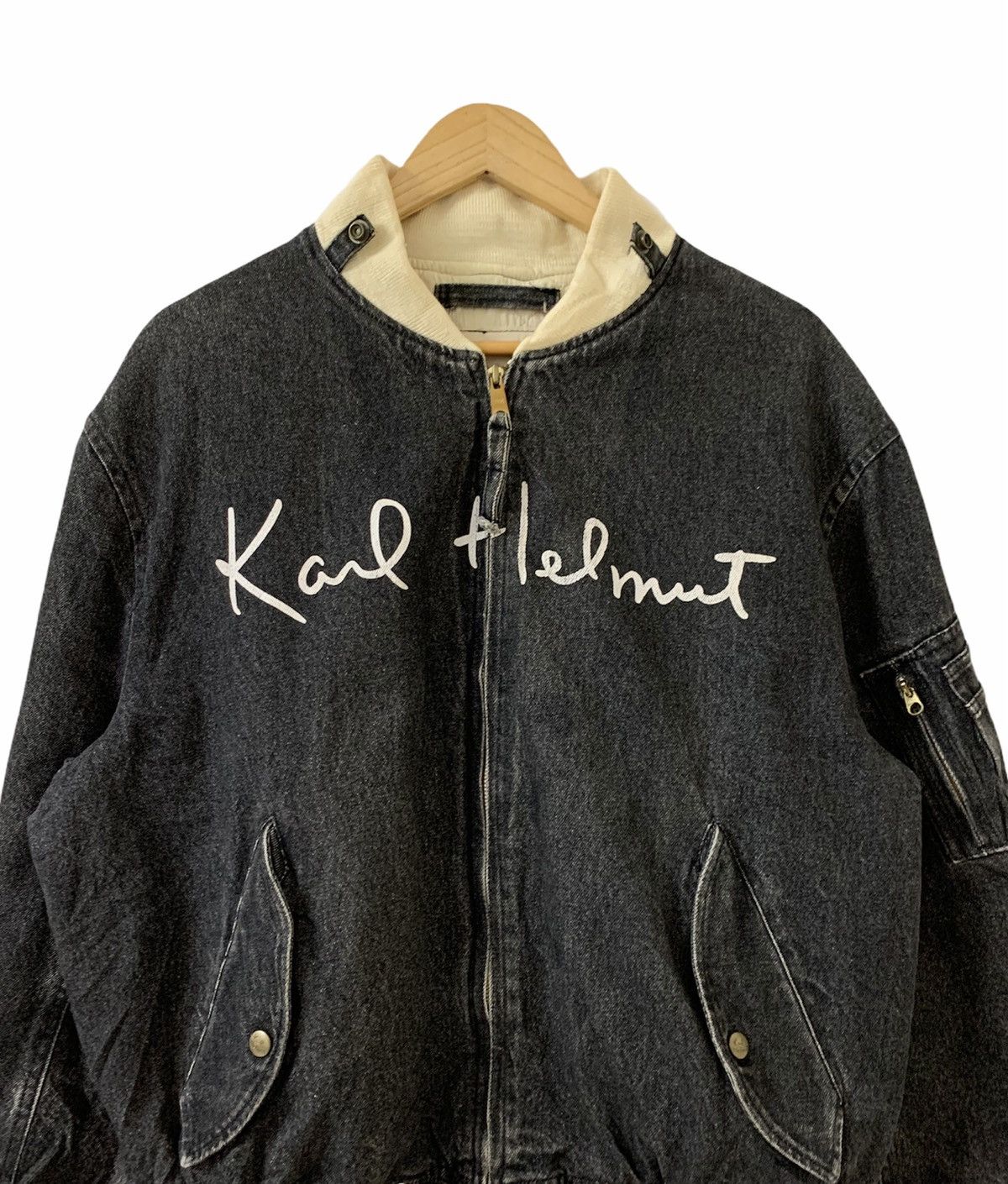 Karl Helmut RARE🔥KARL HELMUT Bomber Jacket Size US M / EU 48-50 / 2 - 4 Thumbnail