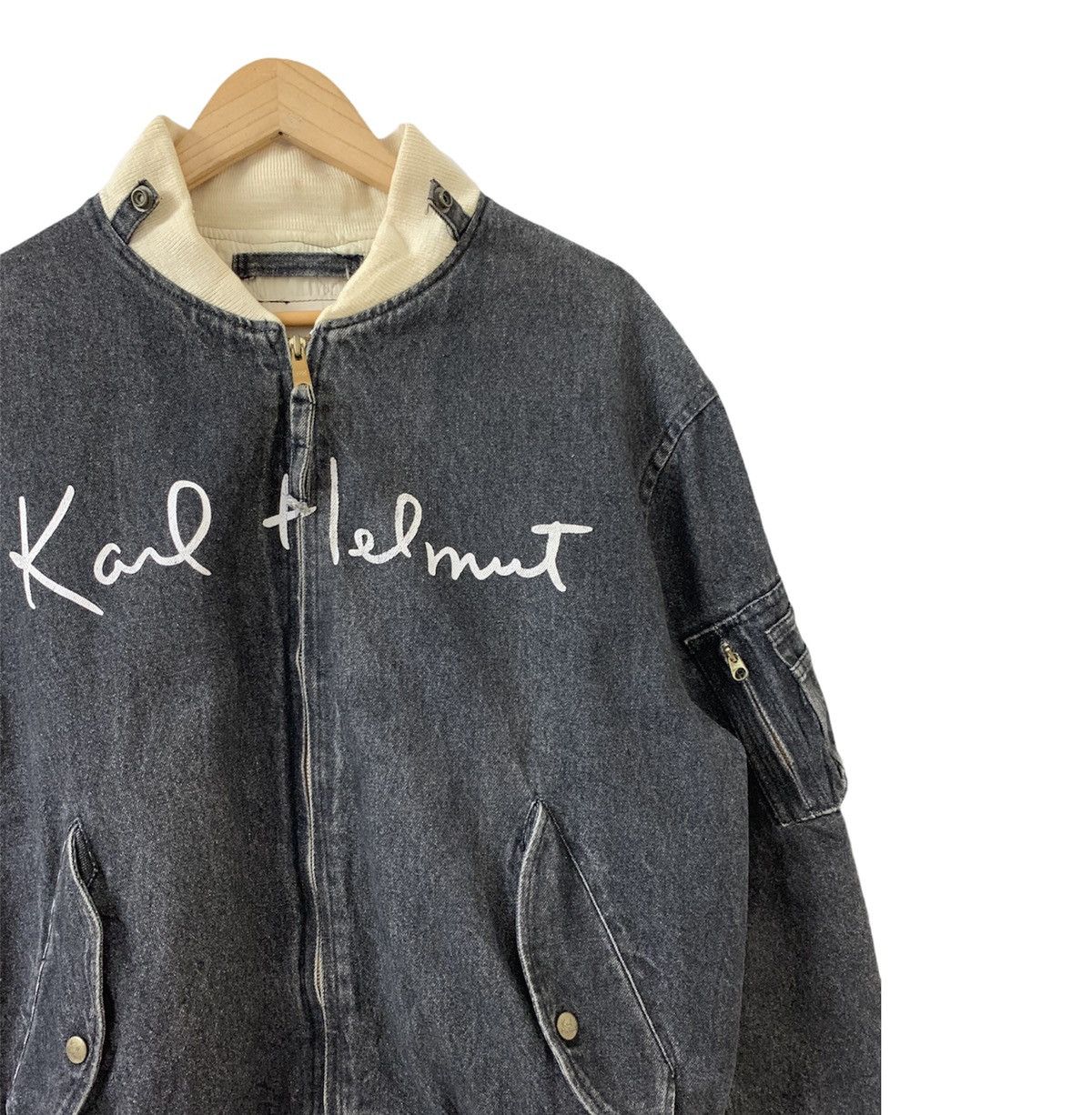 Karl Helmut RARE🔥KARL HELMUT Bomber Jacket Size US M / EU 48-50 / 2 - 5 Thumbnail