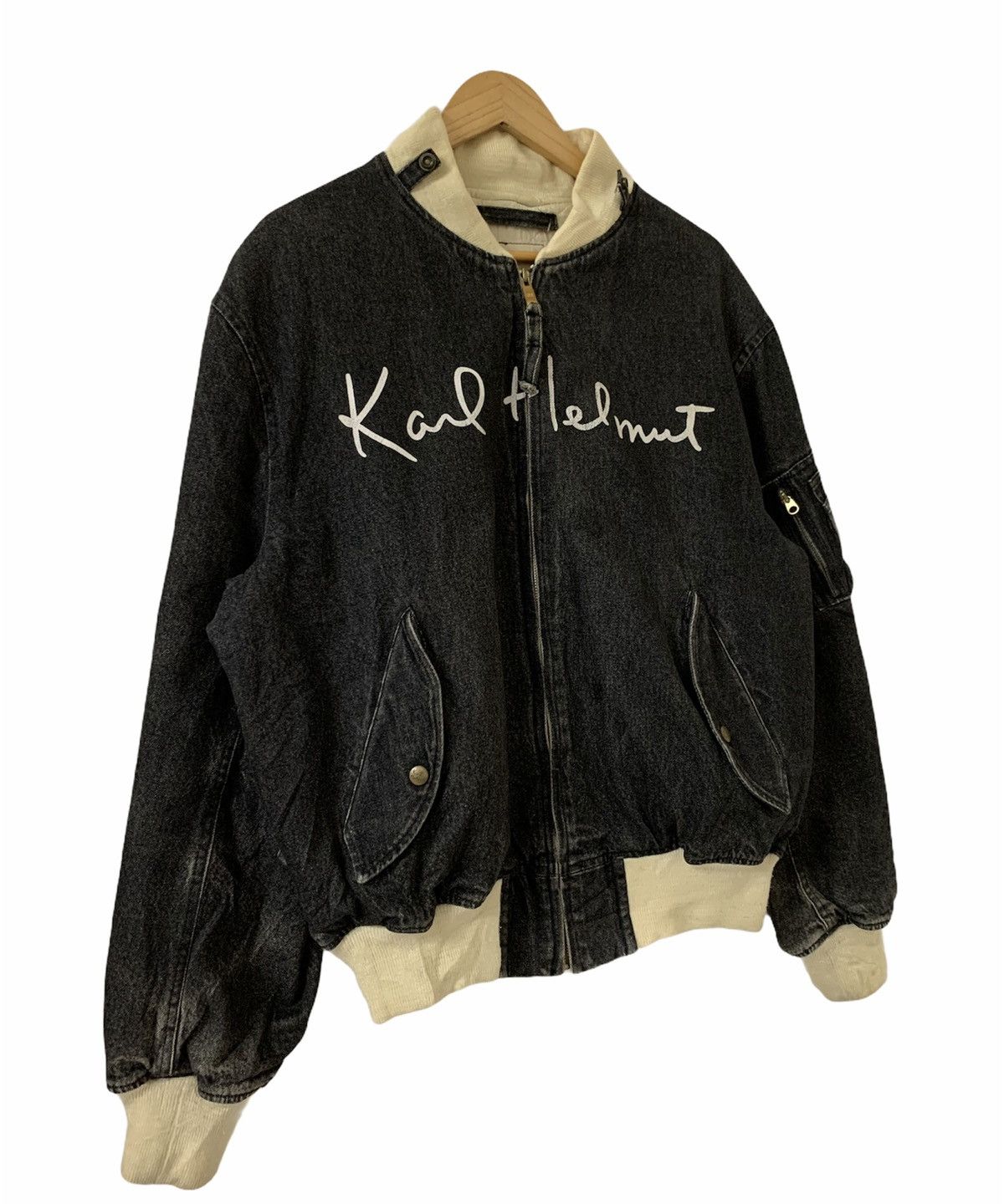 Karl Helmut RARE🔥KARL HELMUT Bomber Jacket Size US M / EU 48-50 / 2 - 3 Thumbnail