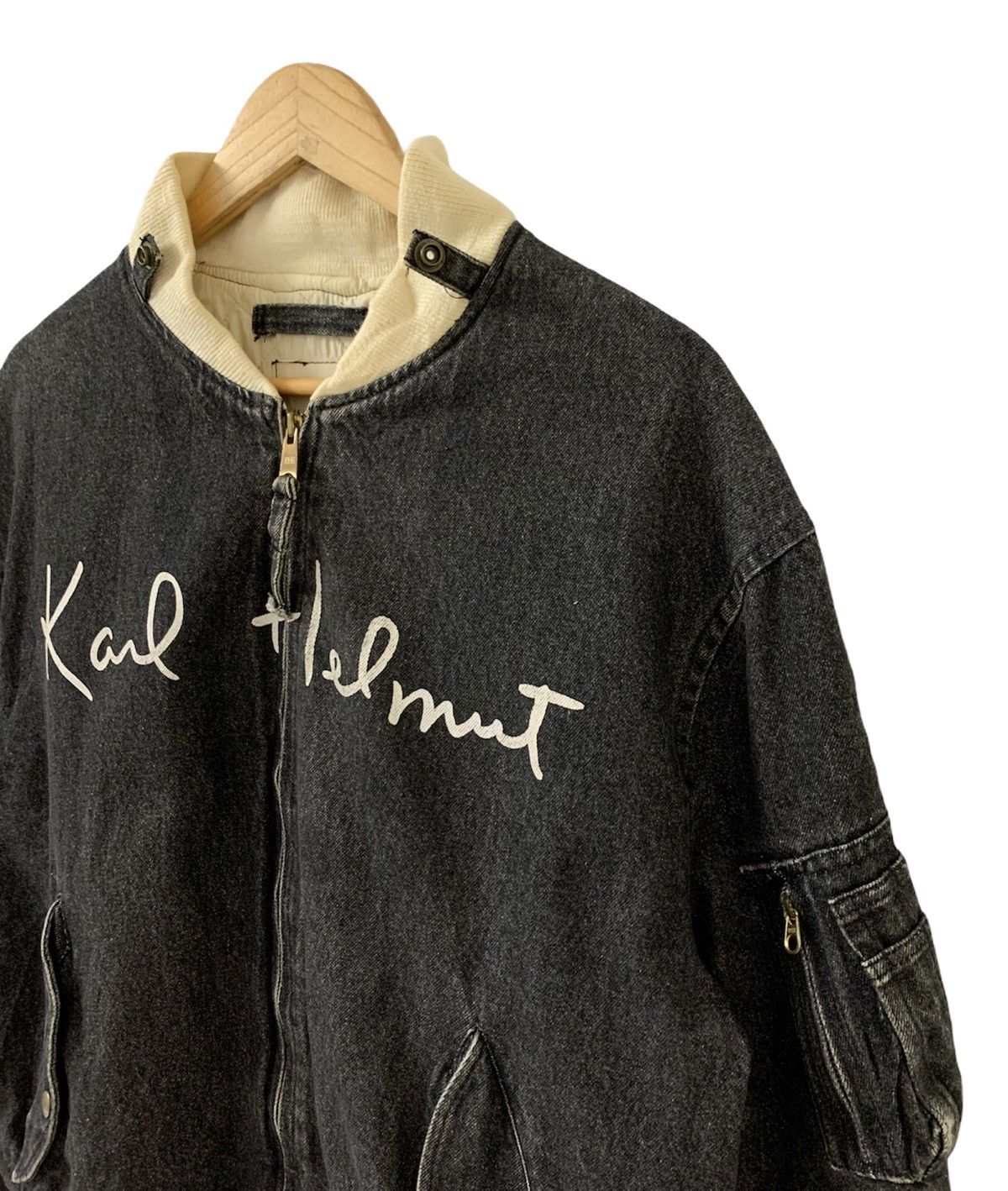 Karl Helmut RARE🔥KARL HELMUT Bomber Jacket Size US M / EU 48-50 / 2 - 6 Thumbnail