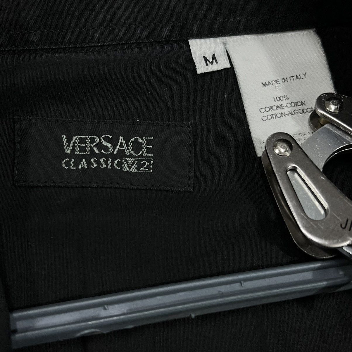 Versace VERSACE MULTIPOCKET WITH BIGLOGO ARCHIVE 1990s SHIRT - № 592 Size US M / EU 48-50 / 2 - 11 Thumbnail