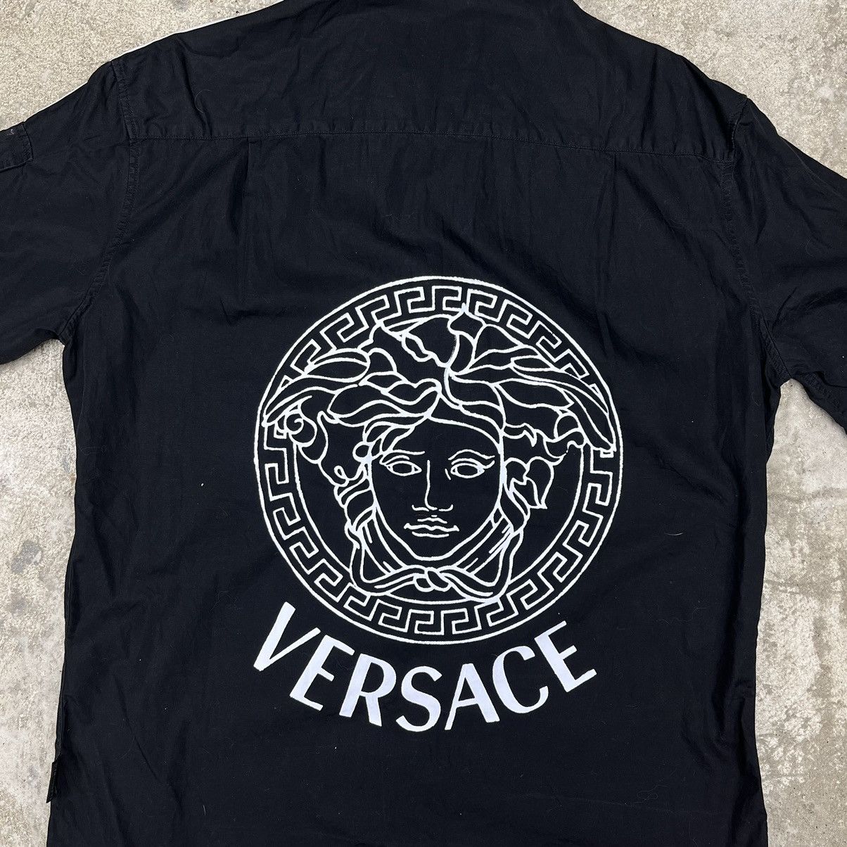 Versace VERSACE MULTIPOCKET WITH BIGLOGO ARCHIVE 1990s SHIRT - № 592 Size US M / EU 48-50 / 2 - 2 Thumbnail