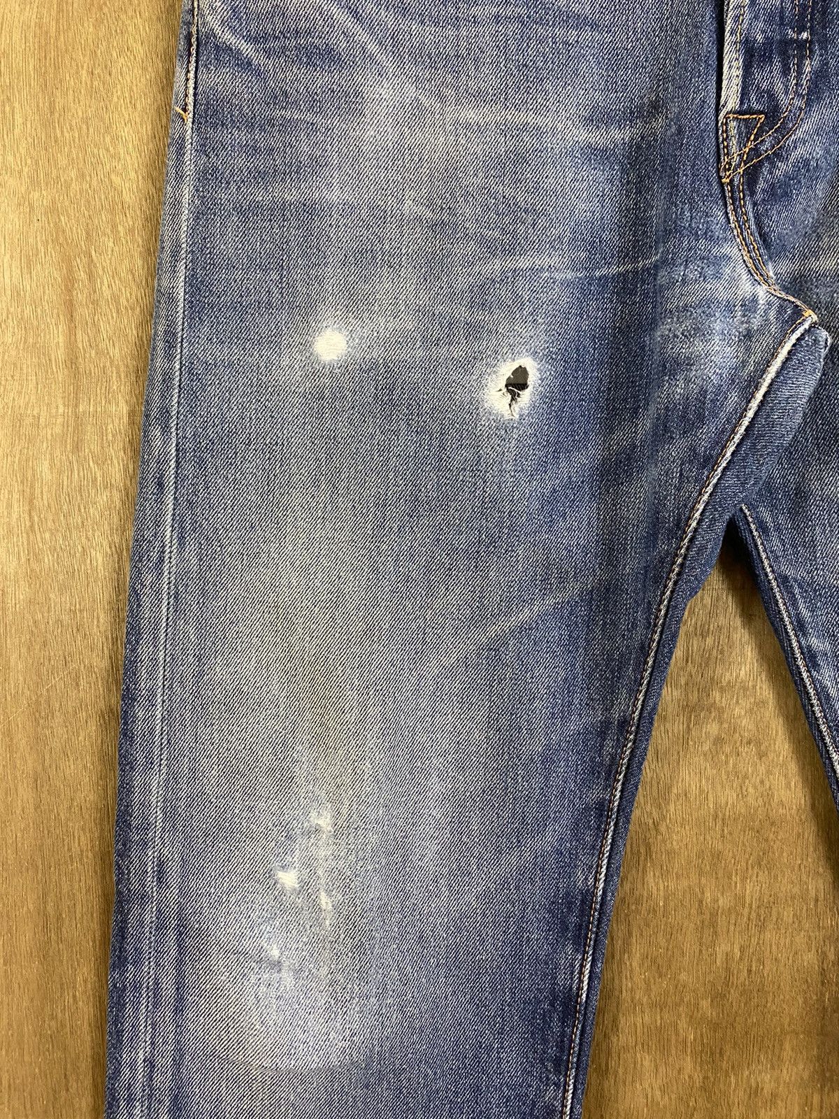 Levi's DLS 501 Levi’s Blue distressed Denim Pants #BB542 Size US 32 / EU 48 - 6 Thumbnail