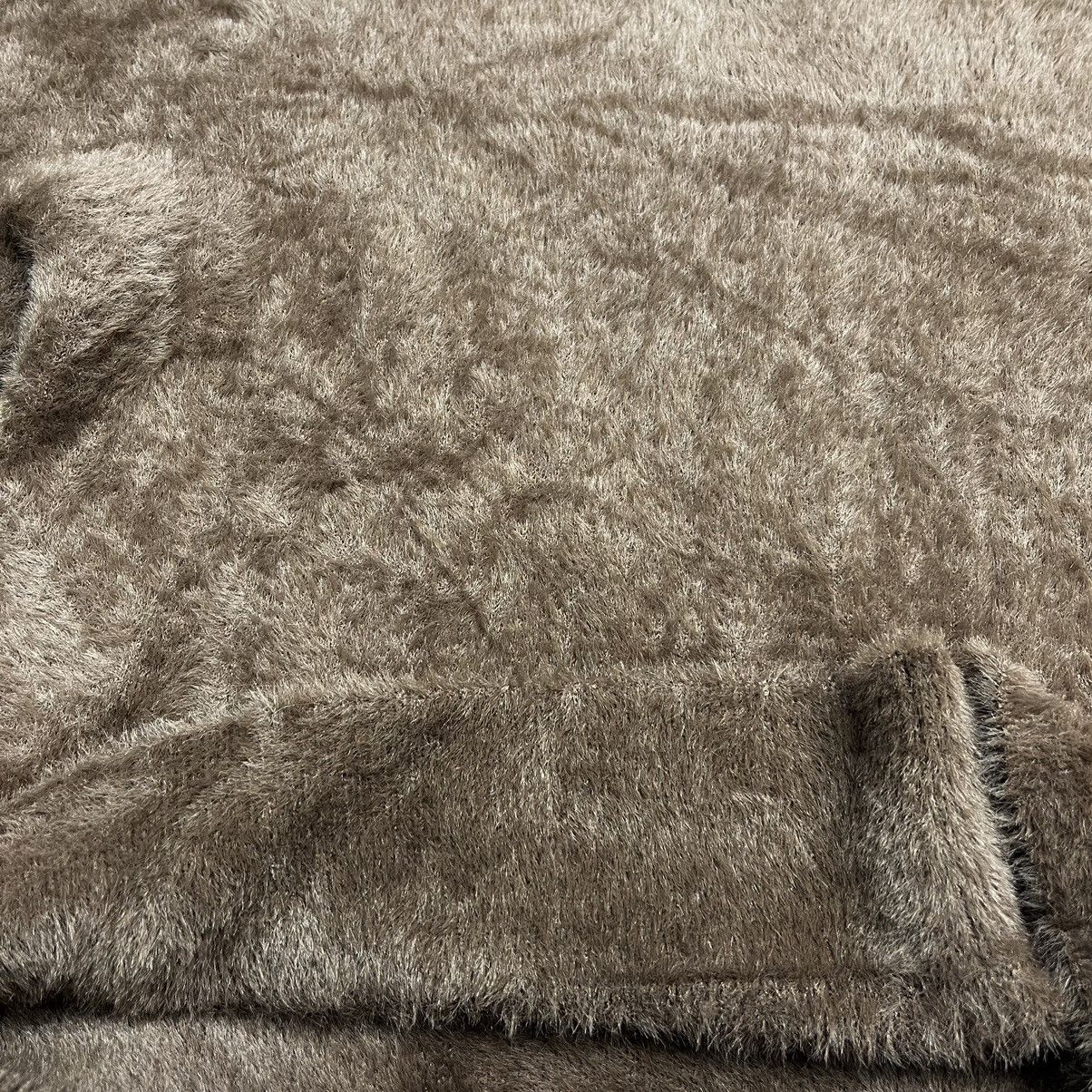 Vintage MOHAIR STYLE BROWN RARE KNIT Size US M / EU 48-50 / 2 - 4 Thumbnail