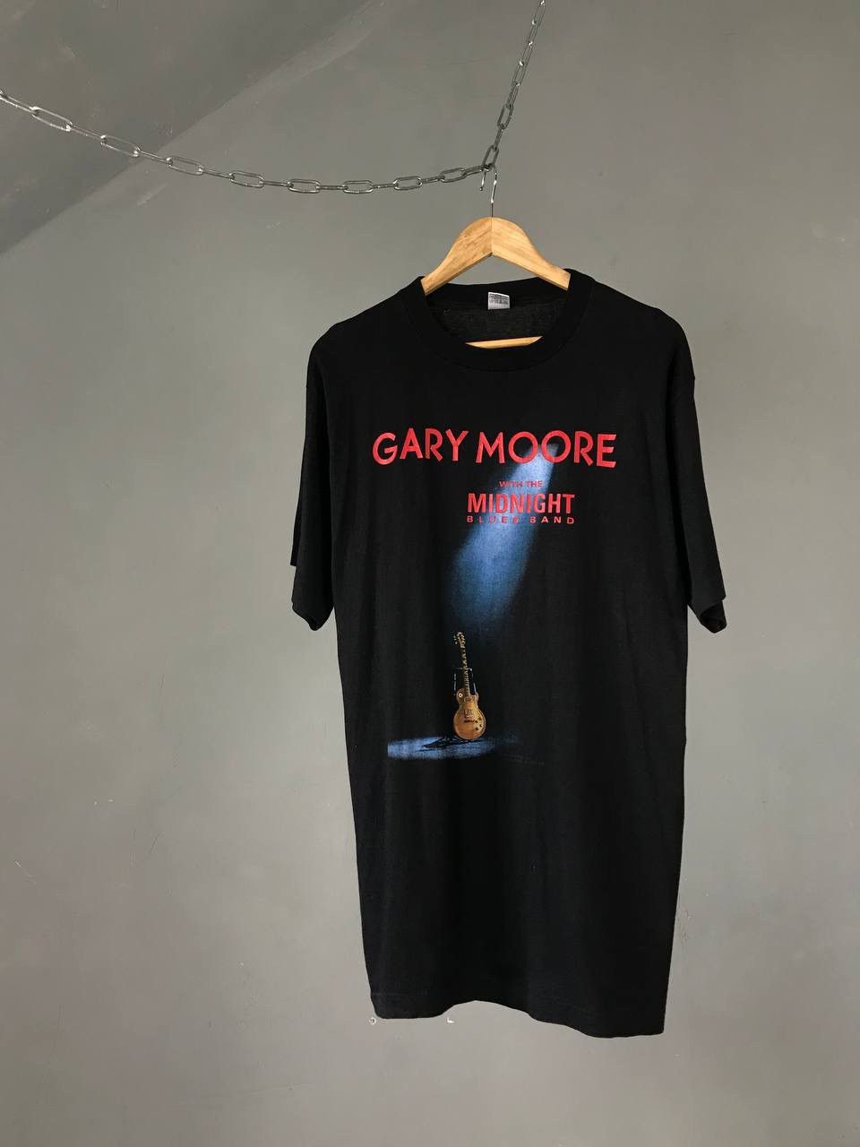 Band Tees Gary Moore 1990 vintage band tour tee Size US XL / EU 56 / 4 - 1 Thumbnail