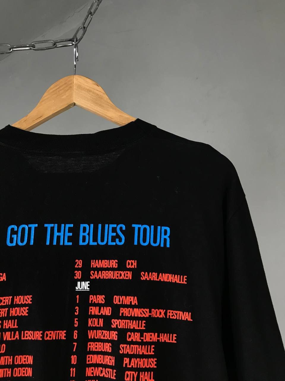 Band Tees Gary Moore 1990 vintage band tour tee Size US XL / EU 56 / 4 - 6 Thumbnail
