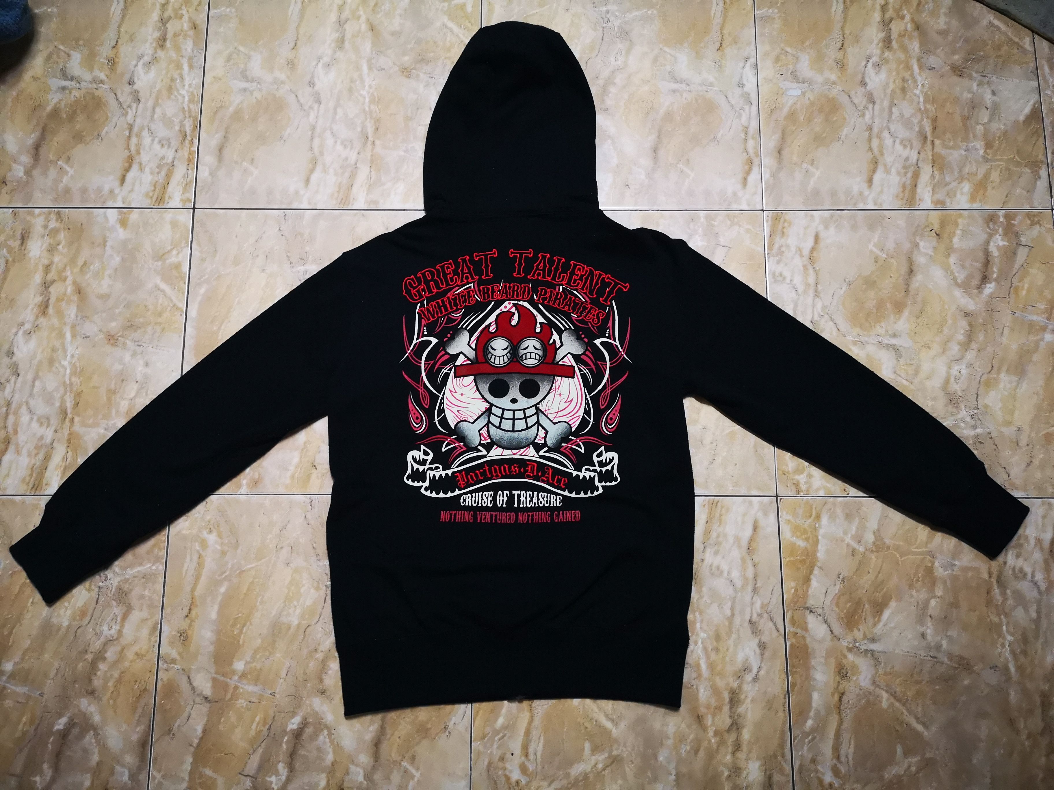 One Piece (Portgas D Ace) Zipper Hoodie