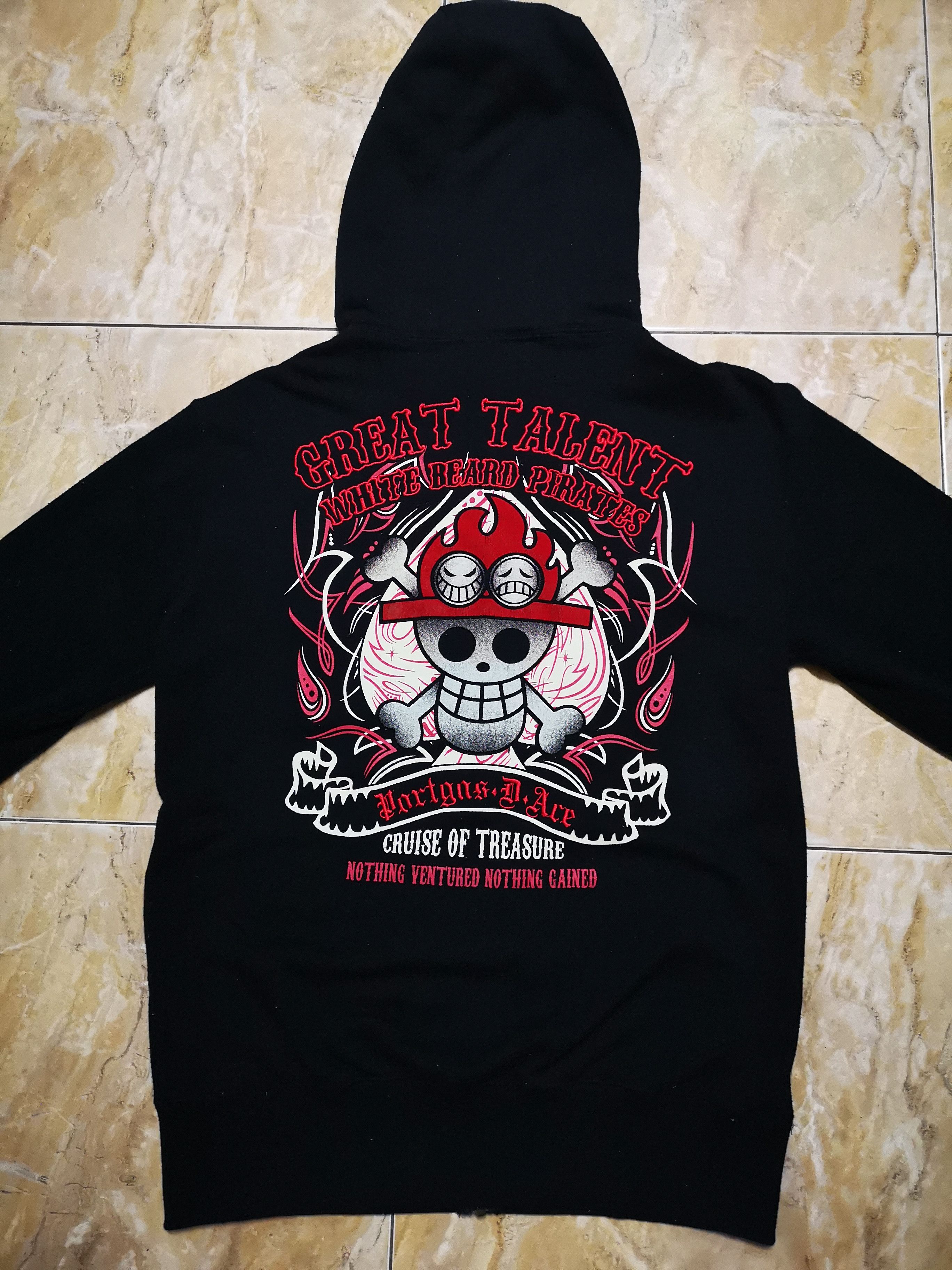 One Piece (Portgas D Ace) Zipper Hoodie