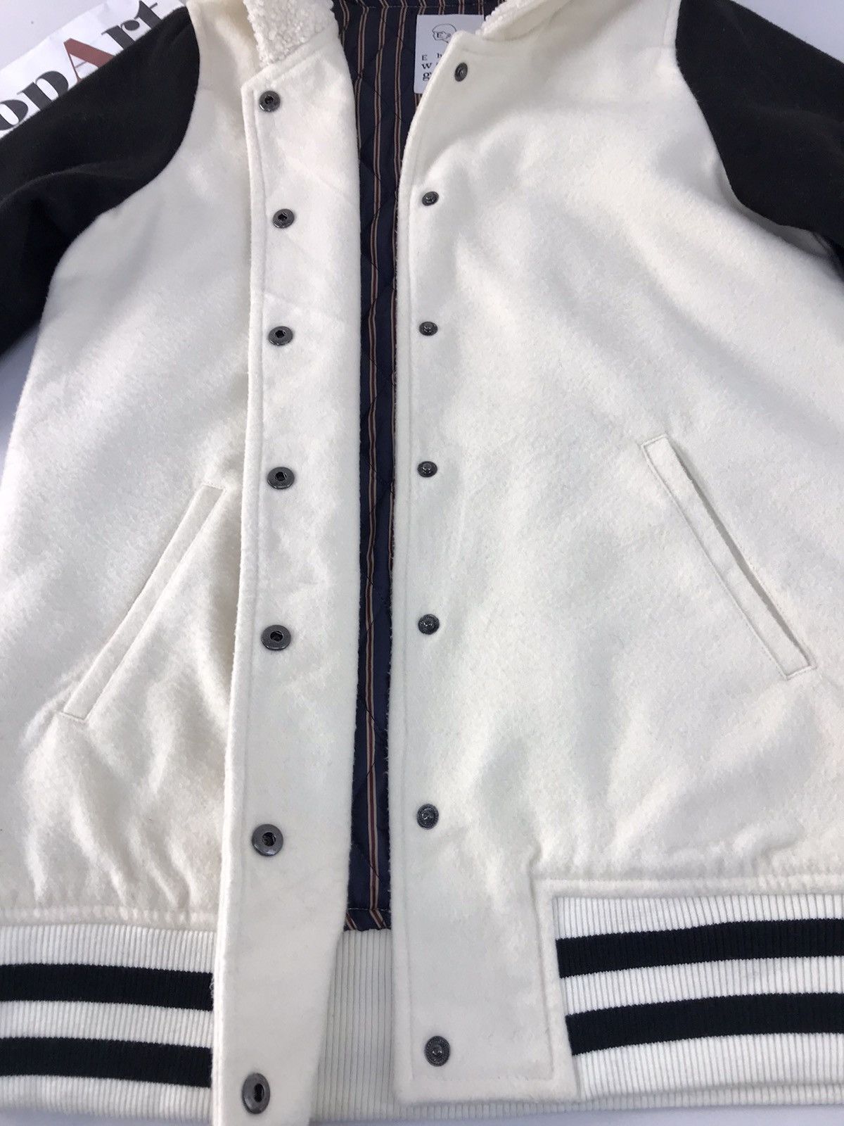 Japanese Brand Vintage Ehyphen World Gallery Varsity Jacket Hoodie style Size US S / EU 44-46 / 1 - 6 Thumbnail