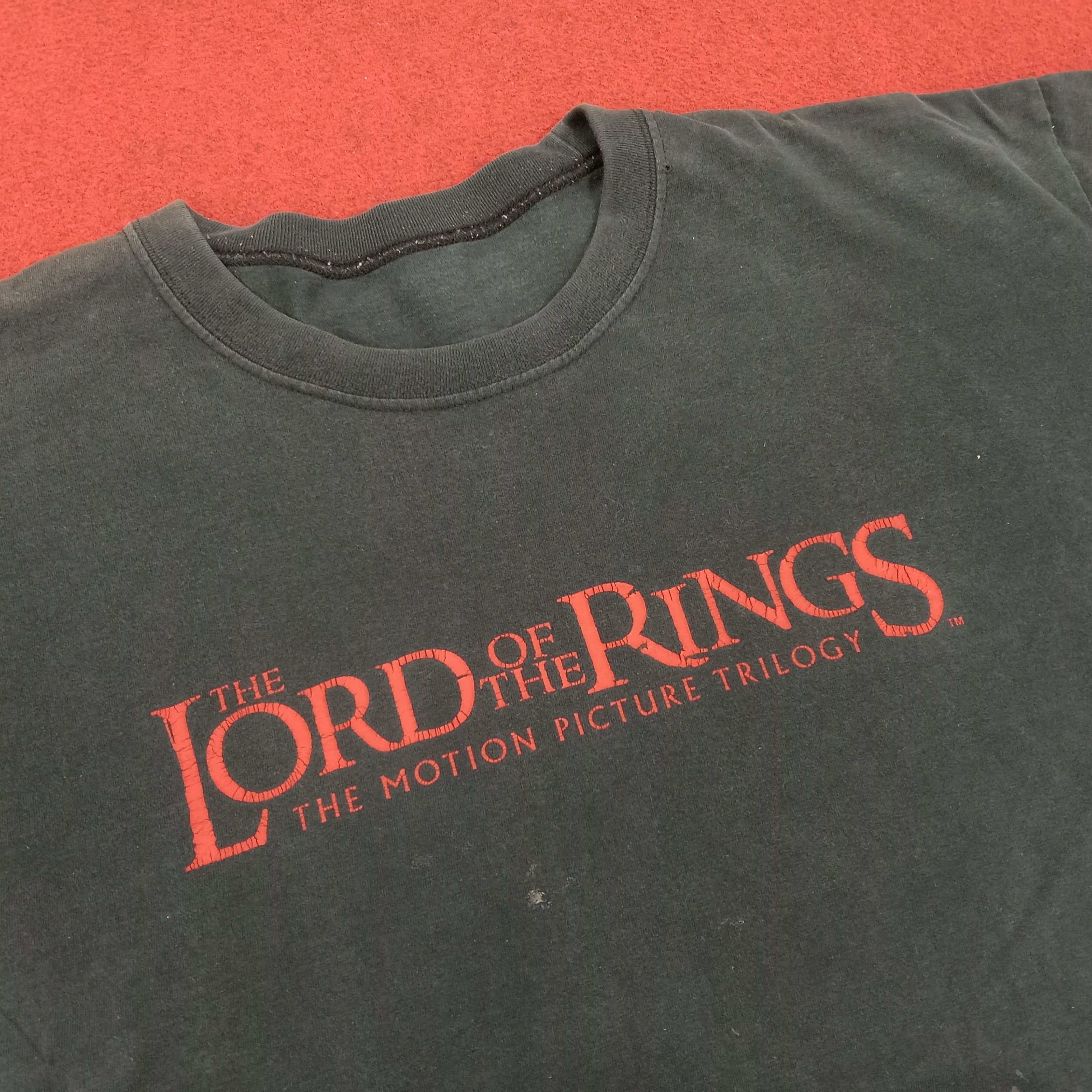 Vintage The Lord Of The Rings Movie Streetwear Style Tshirt Size US L / EU 52-54 / 3 - 2 Thumbnail