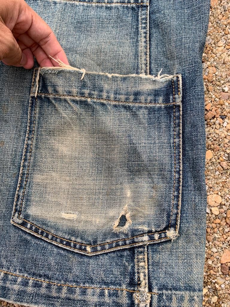 Uniqlo Uniqlo Jacket Distressed Denim Size US XL / EU 56 / 4 - 11 Thumbnail