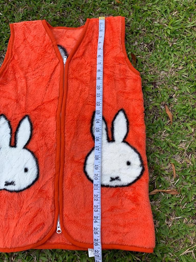 Anime Vintage Vest fleece Dick Bruna cartoon Size US M / EU 48-50 / 2 - 11 Thumbnail