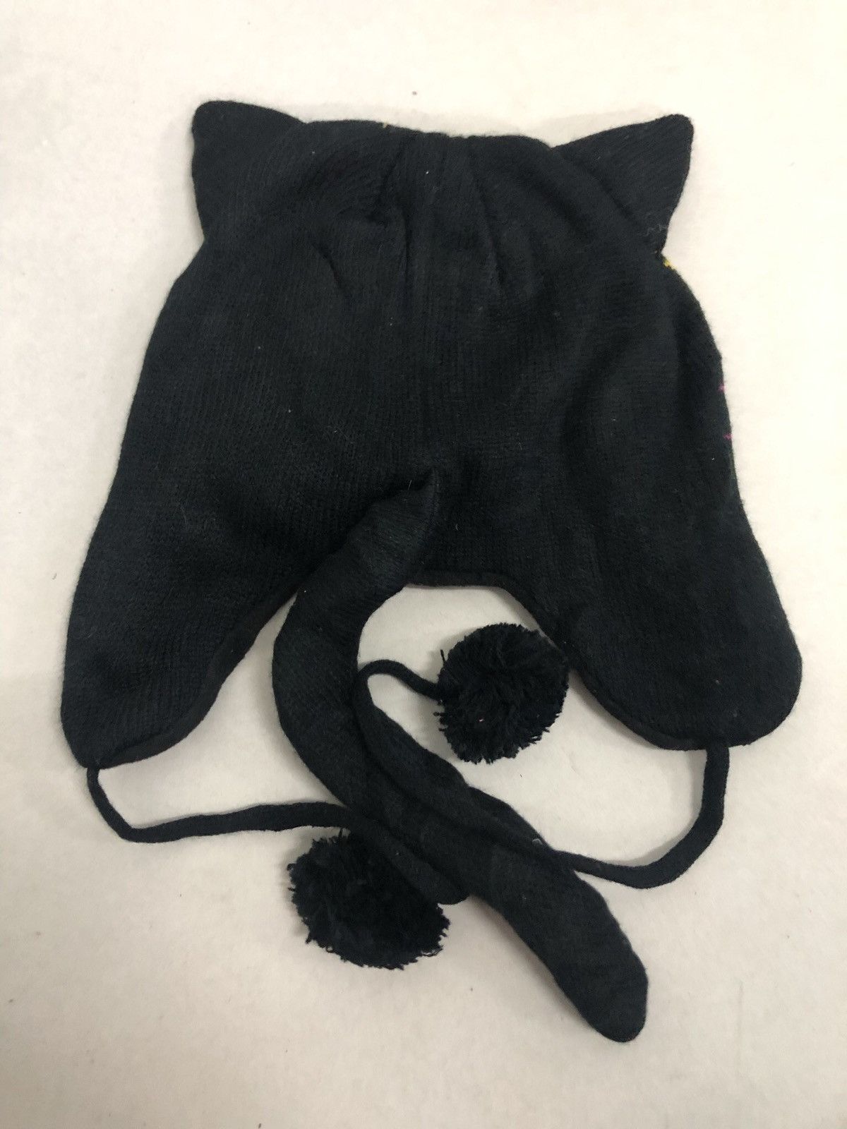 Vintage Custom Cat Beanie Hat Cap Size ONE SIZE - 2 Thumbnail