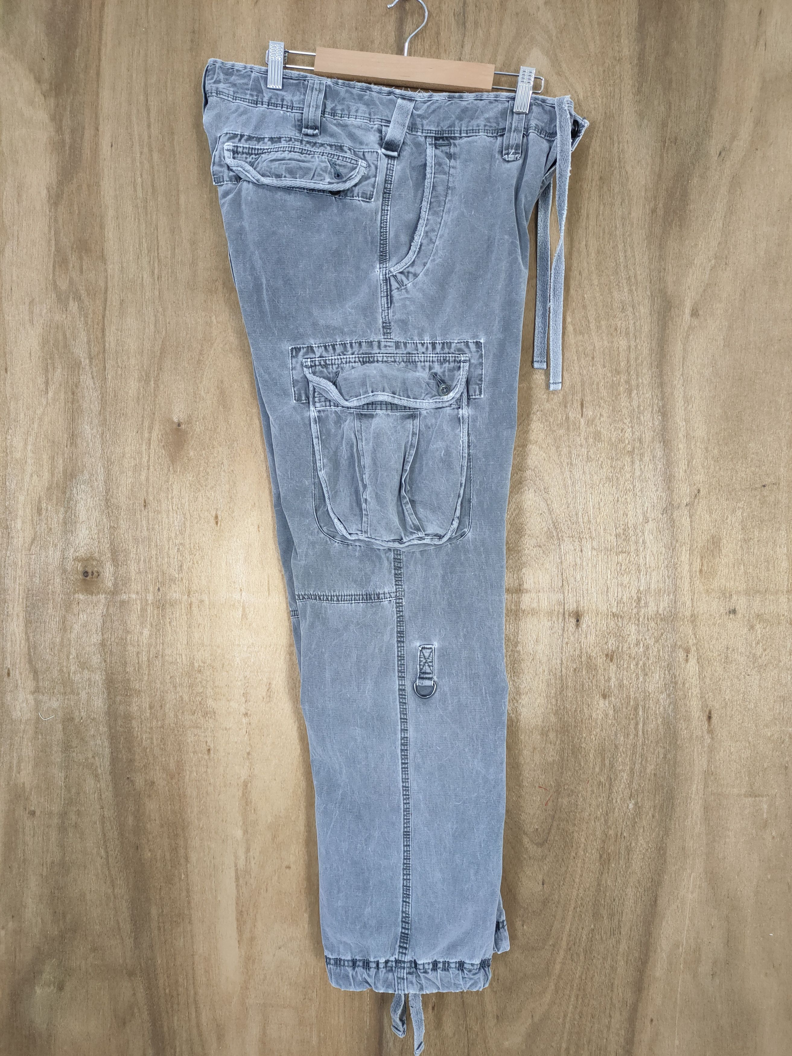 Japanese Brand VINTAGE JAPANESE FADED CARGO PANTS Size US 34 / EU 50 - 11 Thumbnail