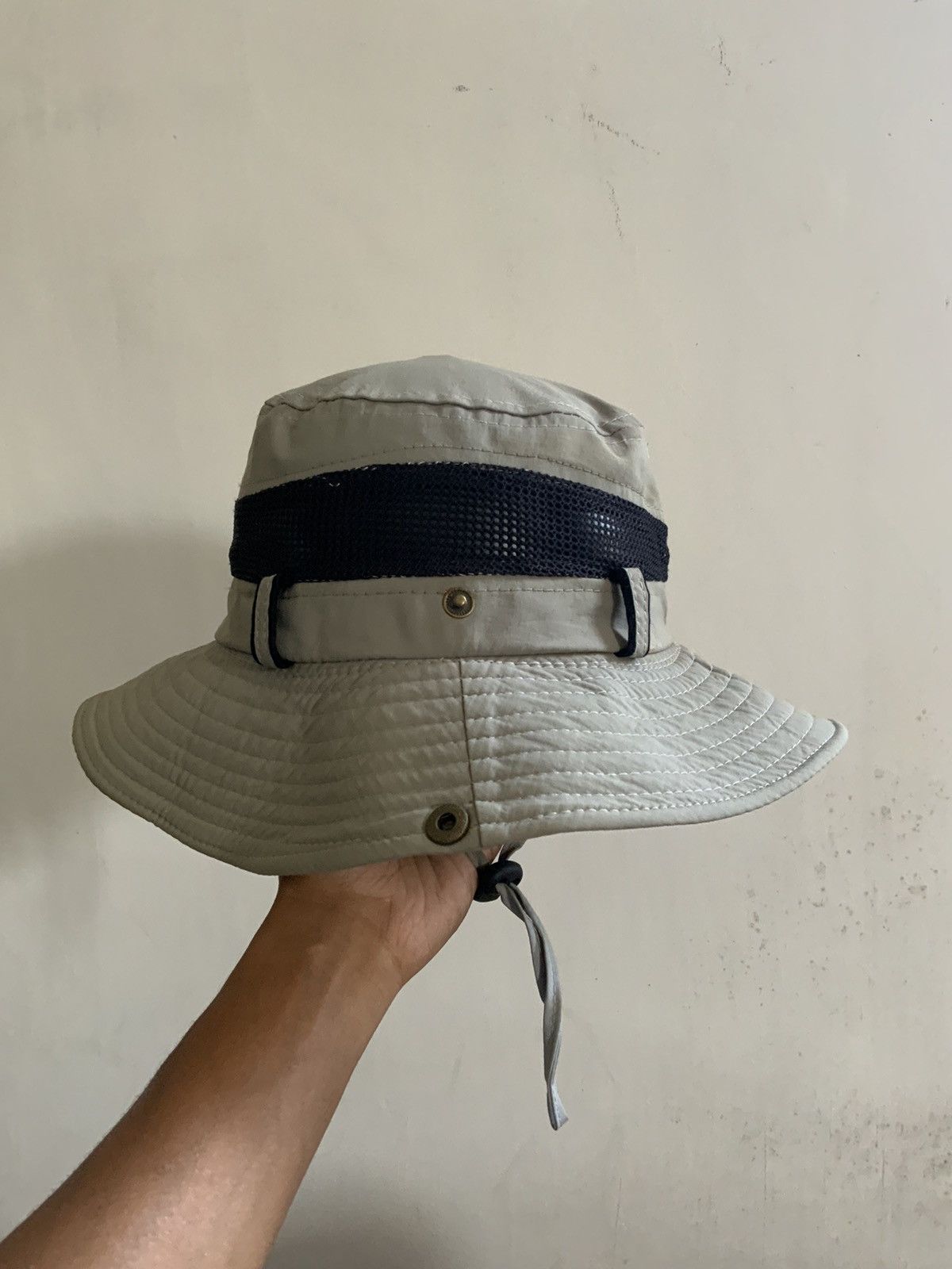 Japanese Brand Outdoor Mesh Bucket Hat Size ONE SIZE - 4 Thumbnail