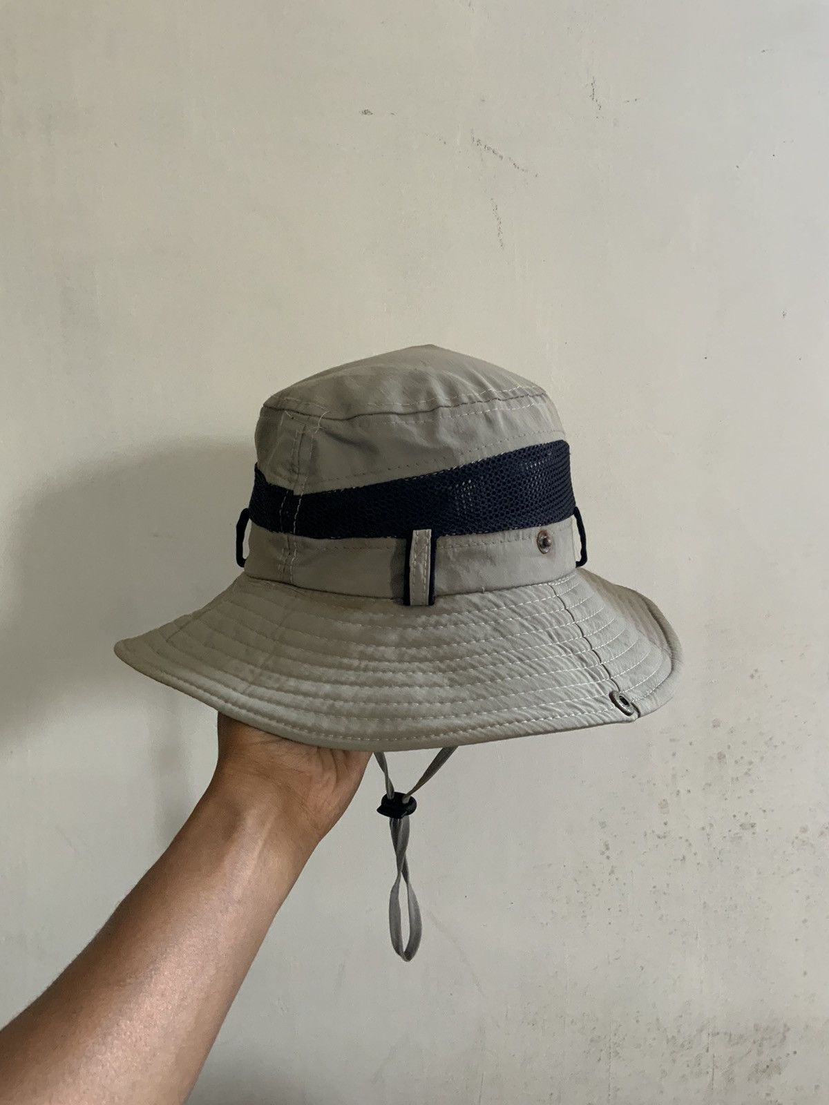 Japanese Brand Outdoor Mesh Bucket Hat Size ONE SIZE - 1 Thumbnail