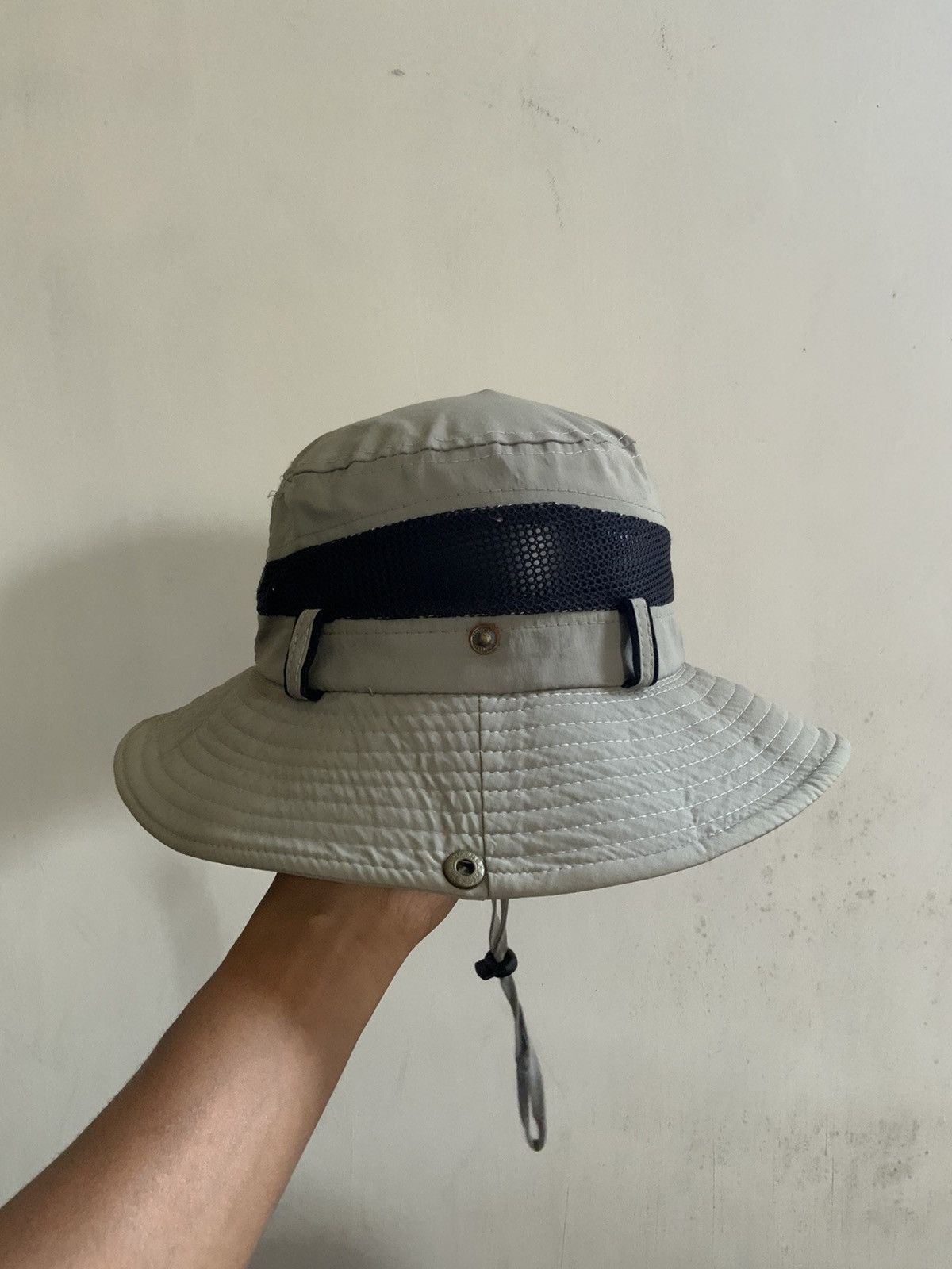 Japanese Brand Outdoor Mesh Bucket Hat Size ONE SIZE - 2 Thumbnail