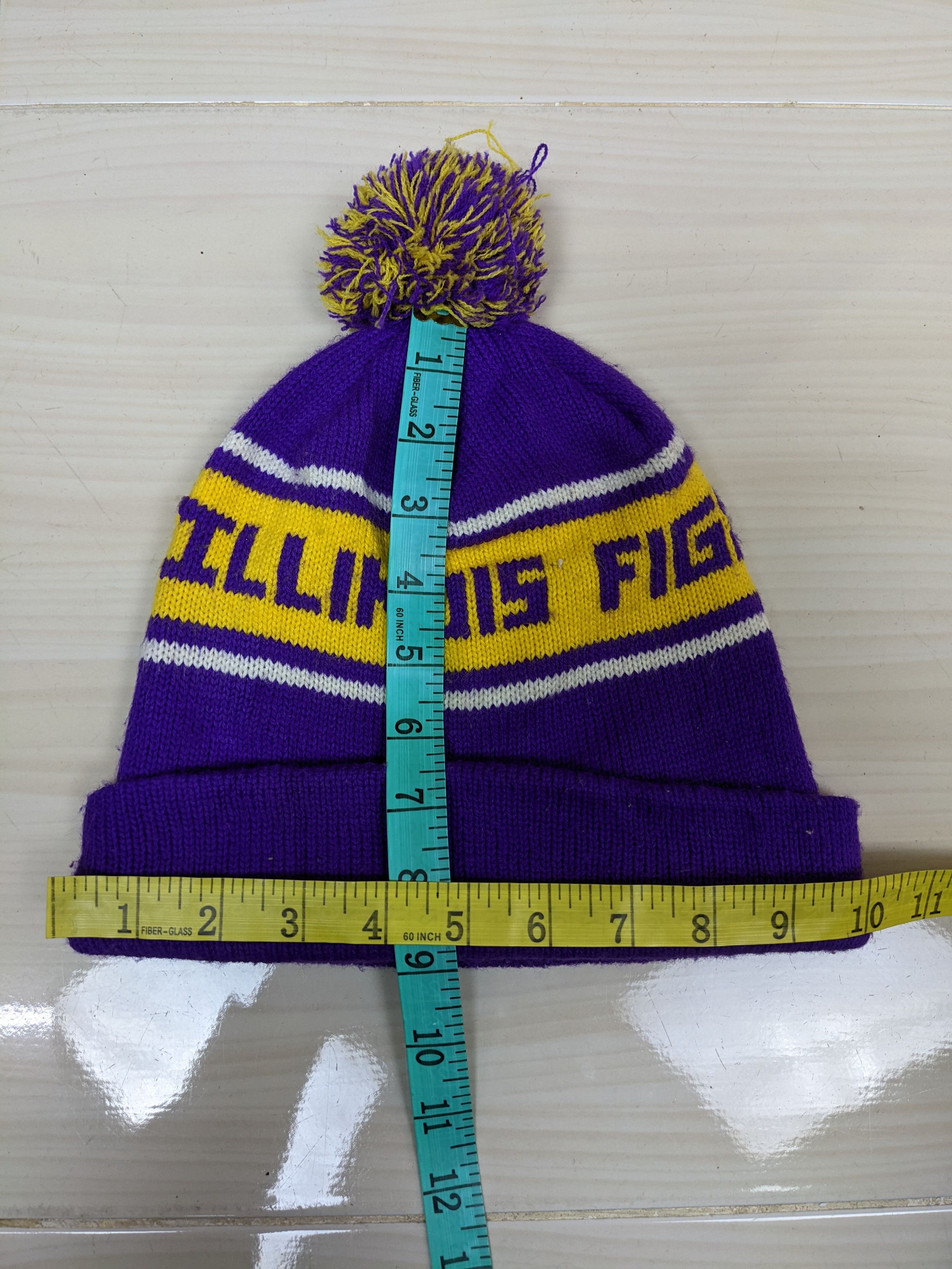 Japanese Brand Vintage Illinois Fighting Beanie Hat Cap Snowcap Ski Size ONE SIZE - 6 Thumbnail