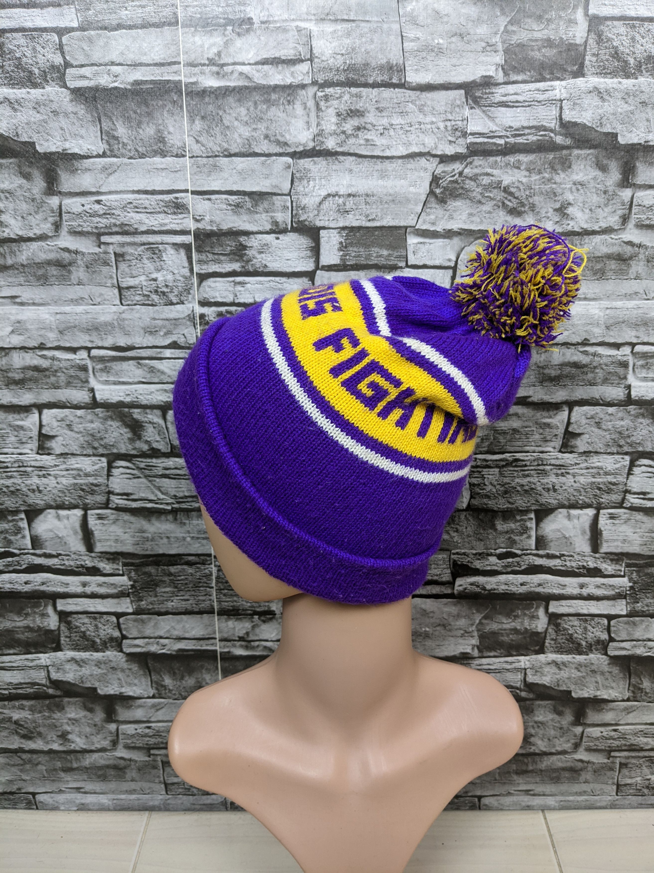 Japanese Brand Vintage Illinois Fighting Beanie Hat Cap Snowcap Ski Size ONE SIZE - 2 Thumbnail