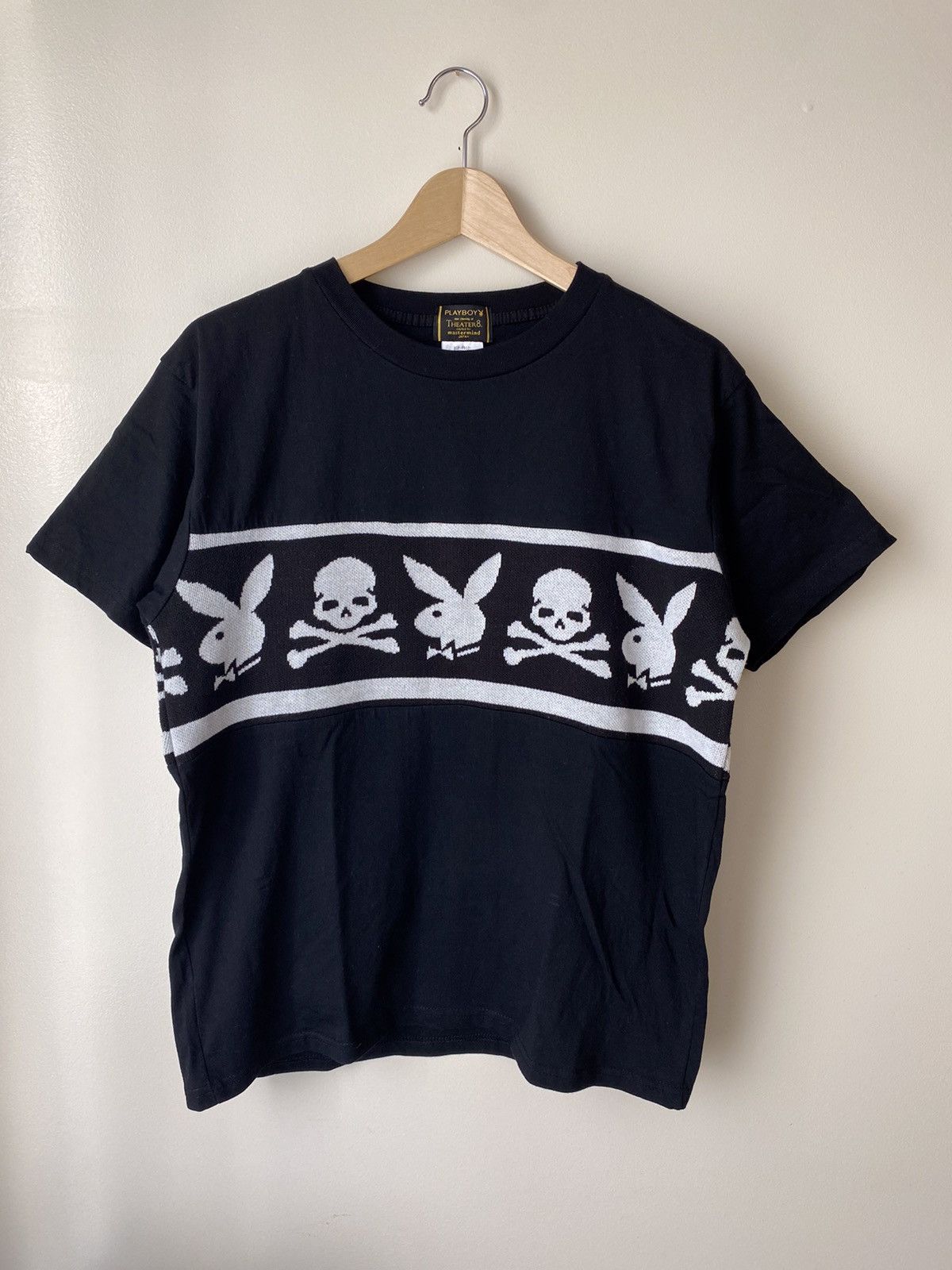 PLAYBOY × THEATER8 × mastermind JAPAN rare theater 8 mastermind japan playboy graphic tee shirt