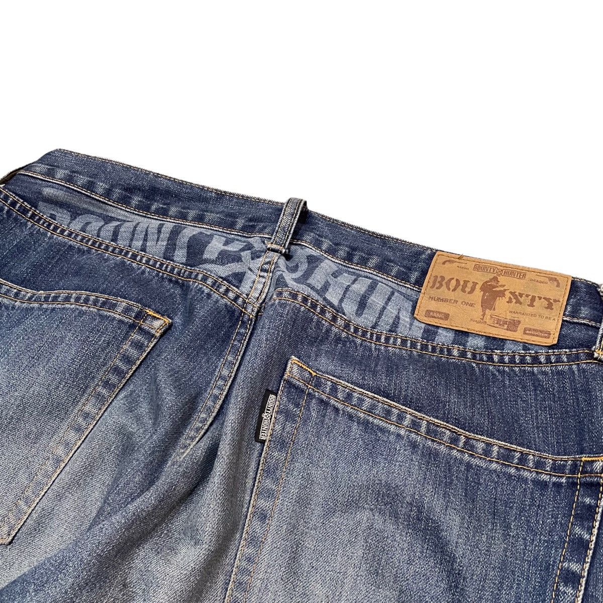 Bounty Hunter Vintage Bounty Hunter Raw Fades Denim Pants Size US 34 / EU 50 - 5 Thumbnail