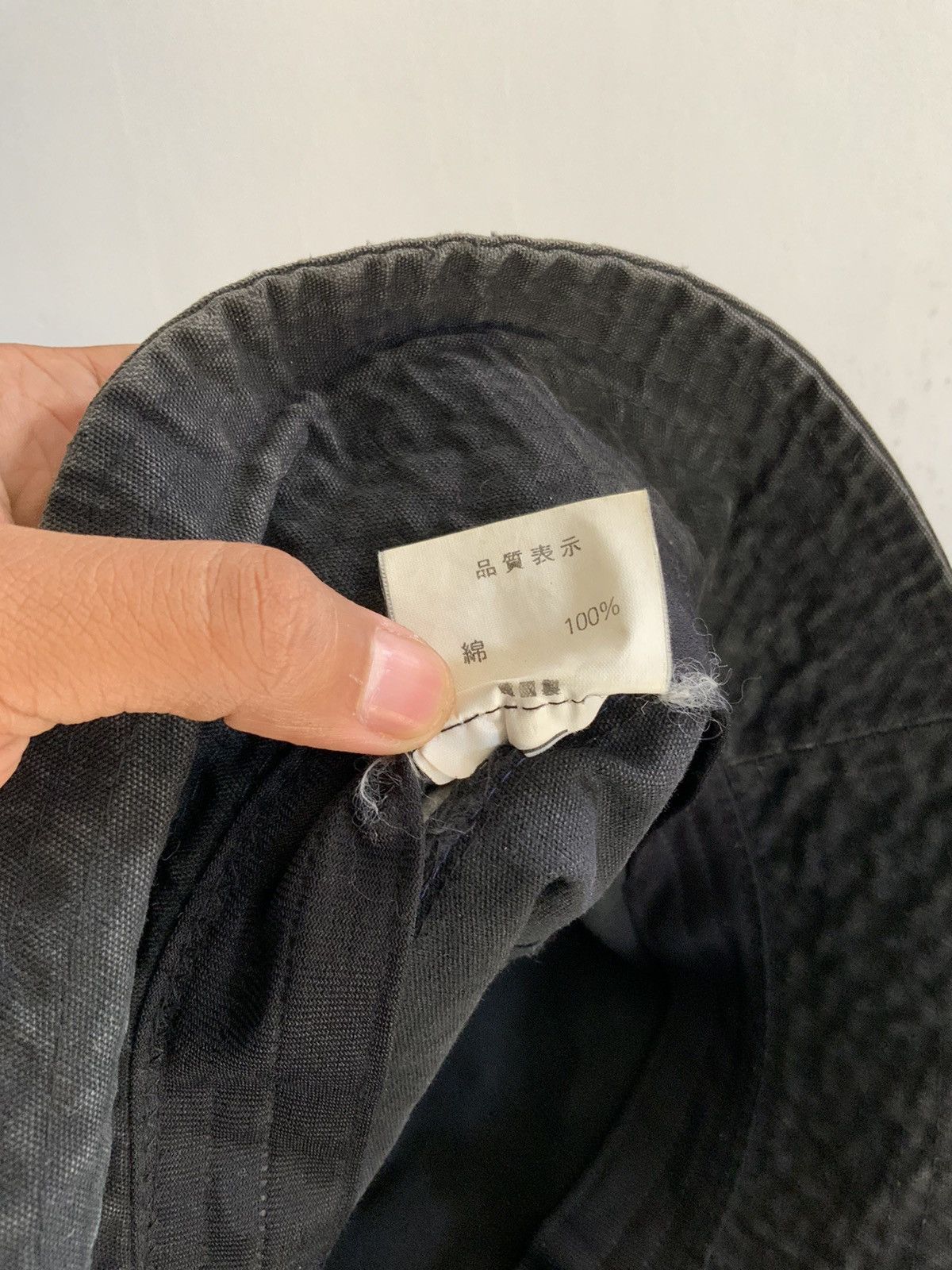 Japanese Brand Plain Single Button Side Fade Outdoor Bucket Hat Size ONE SIZE - 11 Thumbnail