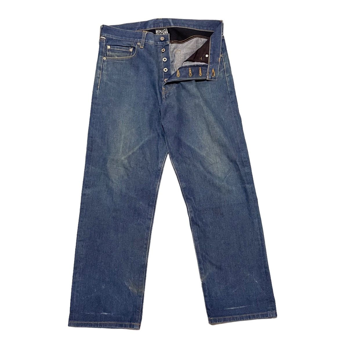 Bounty Hunter Vintage Bounty Hunter Raw Fades Denim Pants Size US 34 / EU 50 - 2 Thumbnail