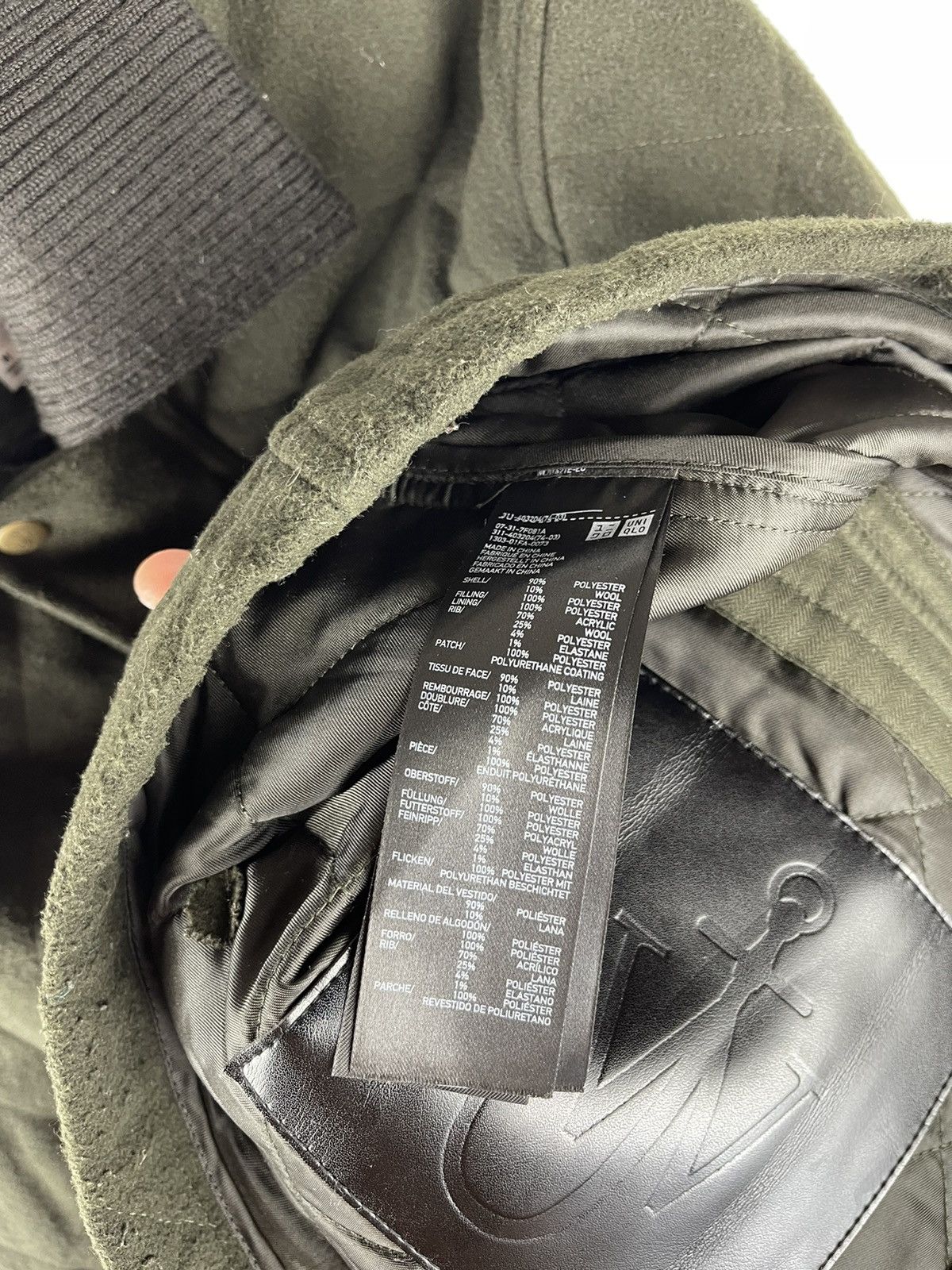 JW Anderson × Uniqlo Uniqlo x J.W.Anderson wool polyester fleece quilted jacket Size US M / EU 48-50 / 2 - 12 Thumbnail