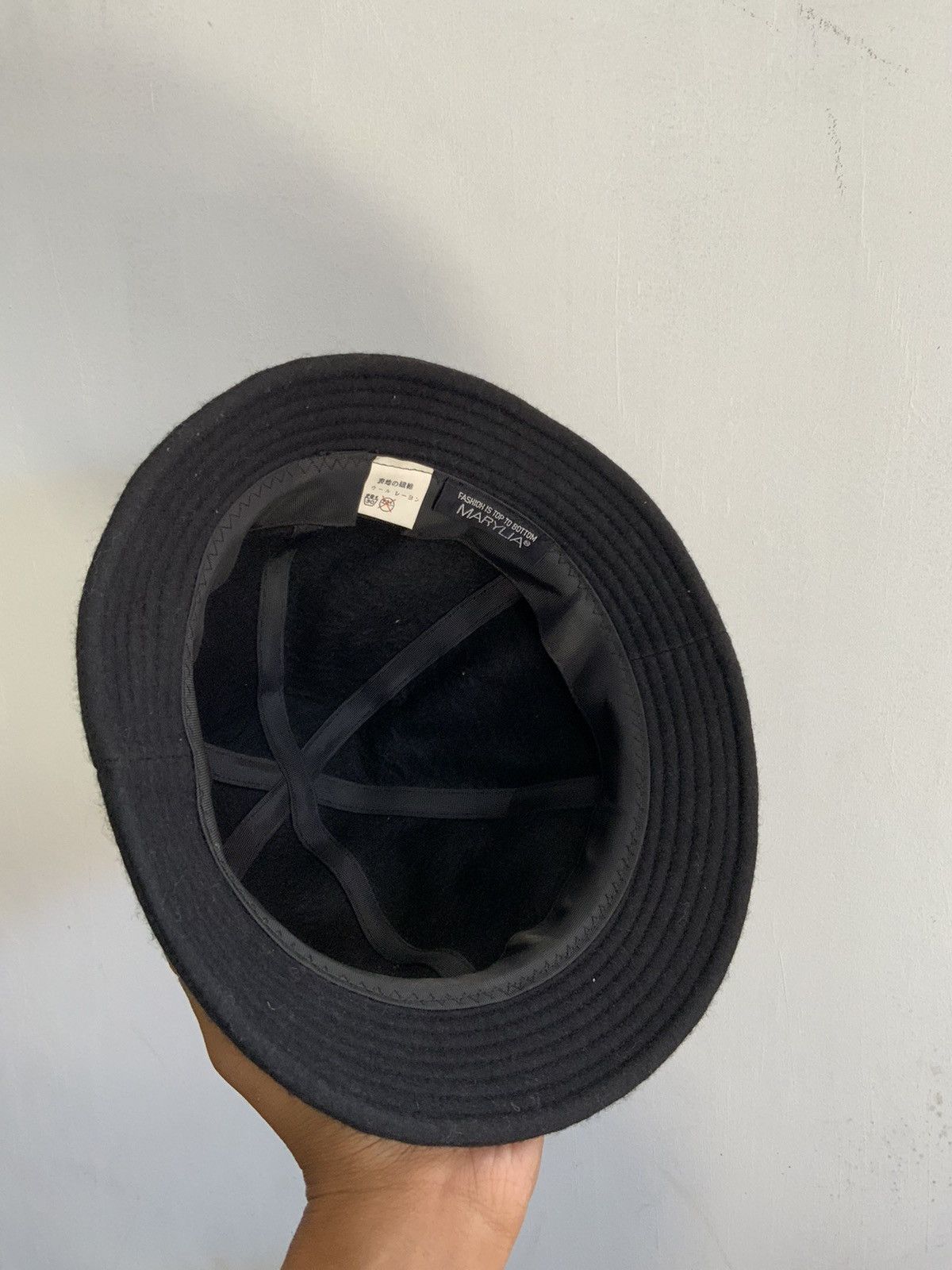 Japanese Brand Wool Mohair Marylia Bucket Hat Size ONE SIZE - 8 Thumbnail