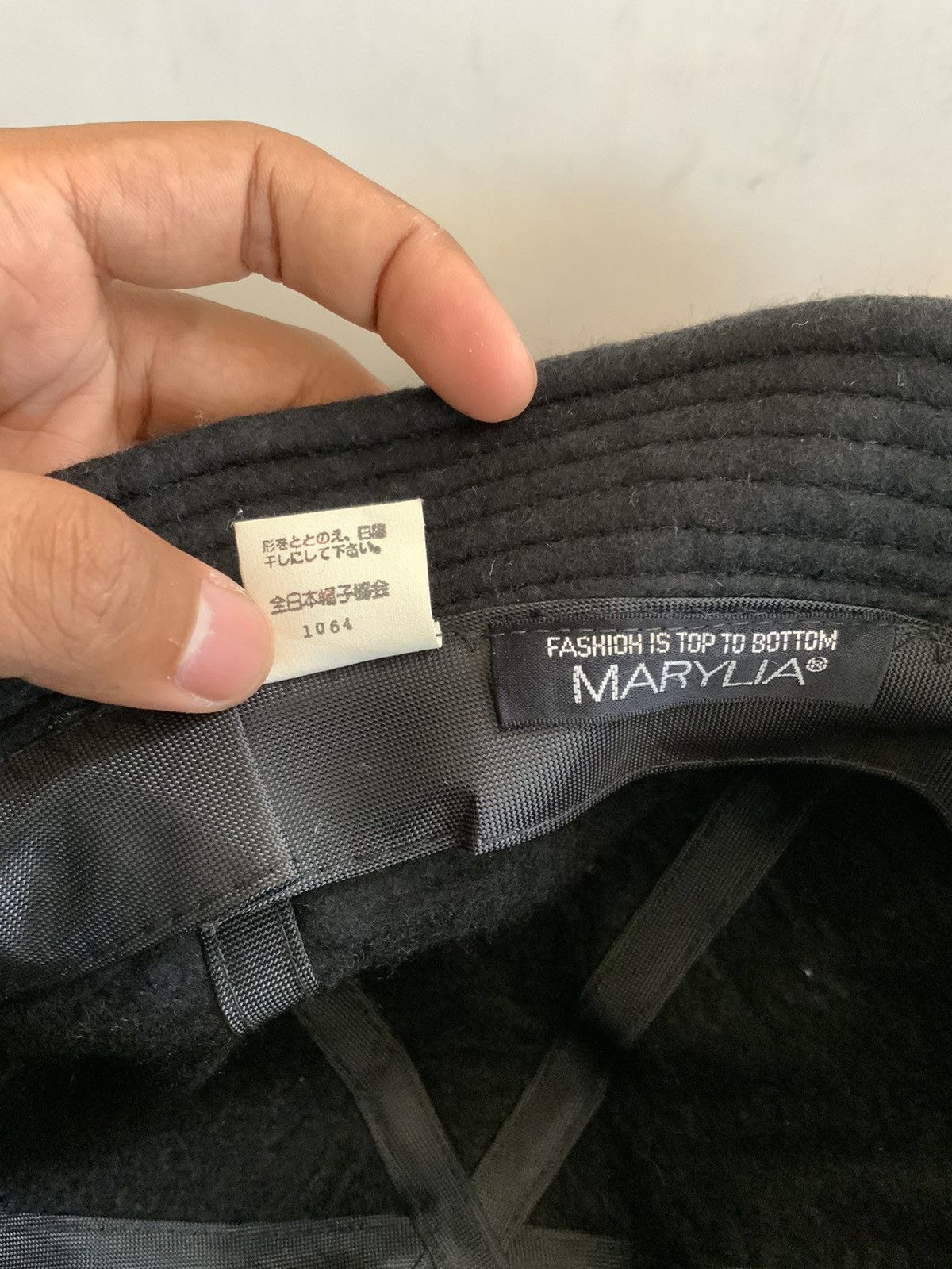 Japanese Brand Wool Mohair Marylia Bucket Hat Size ONE SIZE - 12 Thumbnail