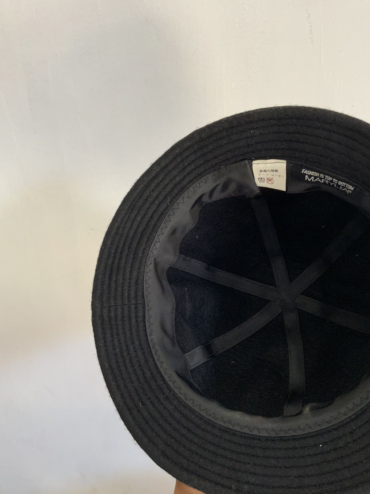 Japanese Brand Wool Mohair Marylia Bucket Hat Size ONE SIZE - 10 Thumbnail
