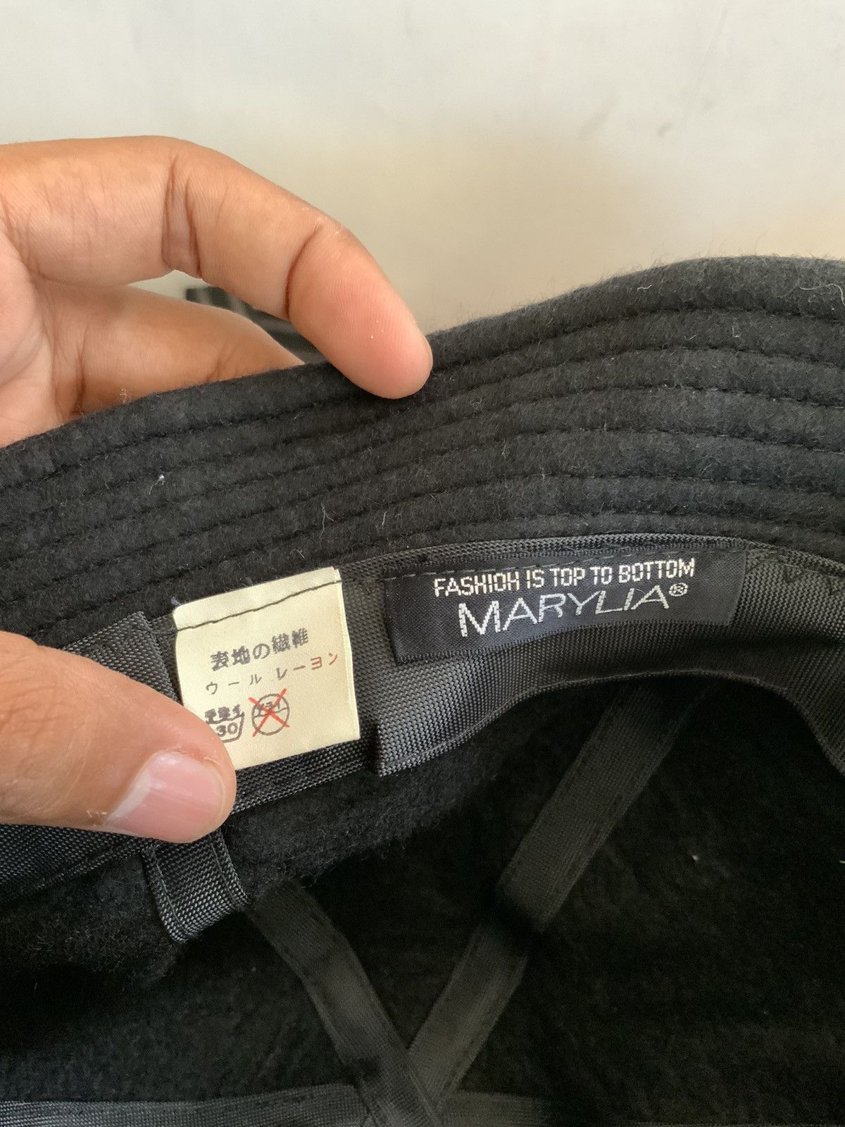 Japanese Brand Wool Mohair Marylia Bucket Hat Size ONE SIZE - 13 Thumbnail